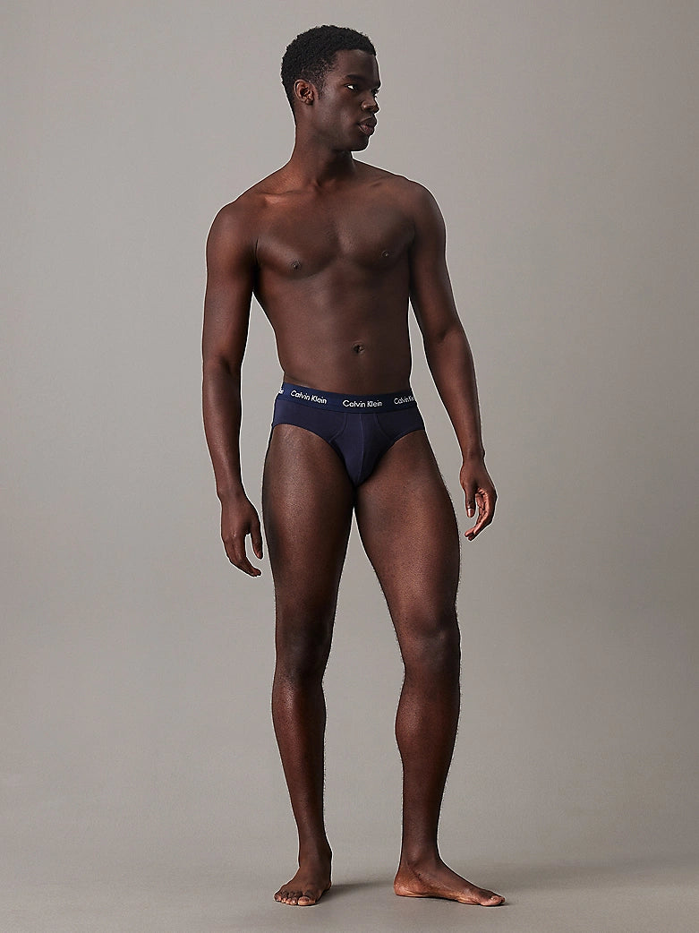 Calvin Klein Slip In Confezione Da 3 Nero Molla Bianca - Modern Cotton