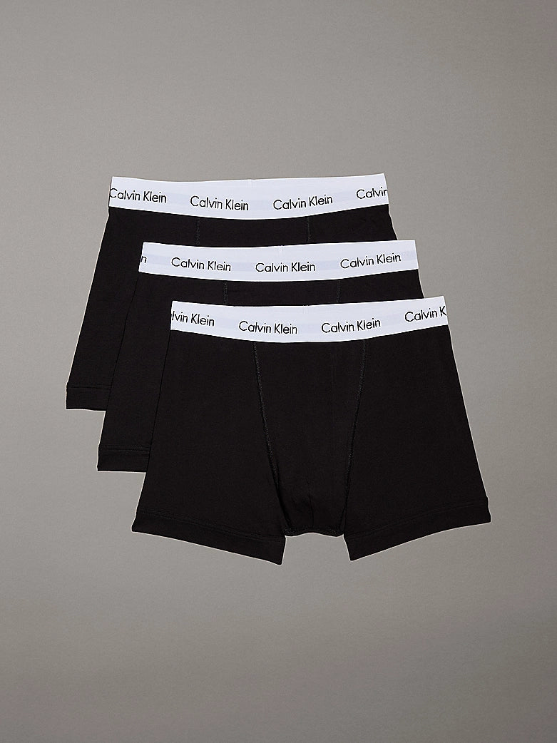 Calvin Klein Boxer Aderenti In Confezione Da 3 - Cotton Stretch