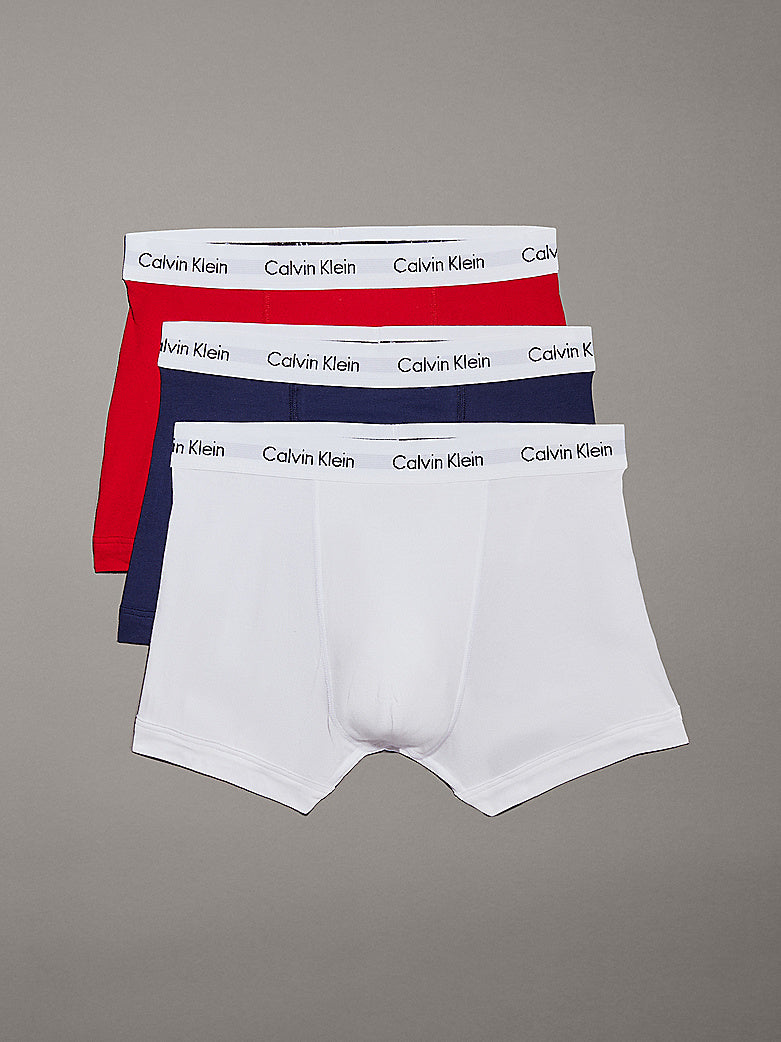 Calvin Klein Boxer Aderenti In Confezione Da 3 - Cotton Stretch