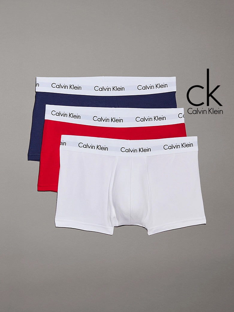 Calvin Klein Boxer Aderenti In Confezione Da 3 - Cotton Stretch
