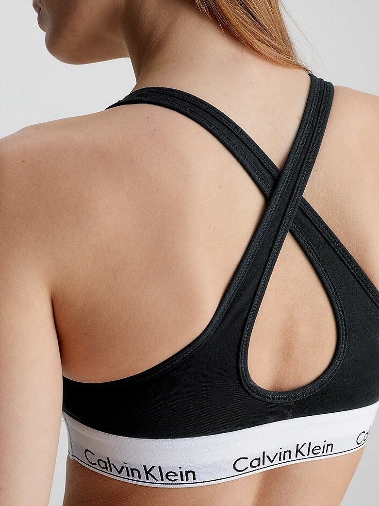 Calvin Klein Bralette CON COPPE lift Nero 001