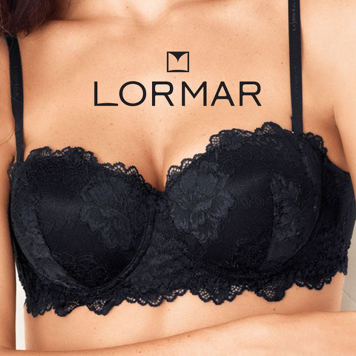LORMAR Reggiseno A Balconcino In Pizzo Deluxe Fascia Coppa B