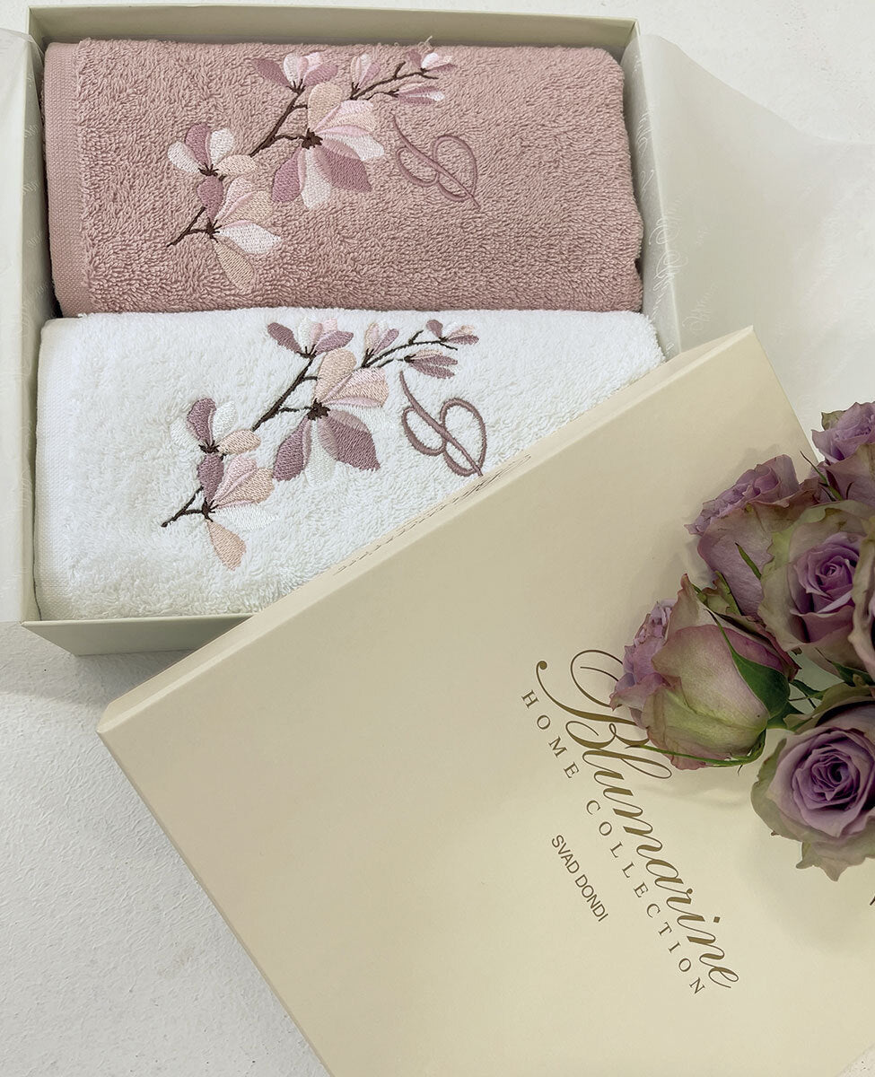 Blumarine Set Asciugamani Flora 2 pz