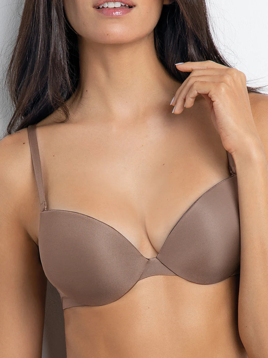 SIèLEI Push-up con coppe gel, ferretto invisibile e spalline removibili - 1344