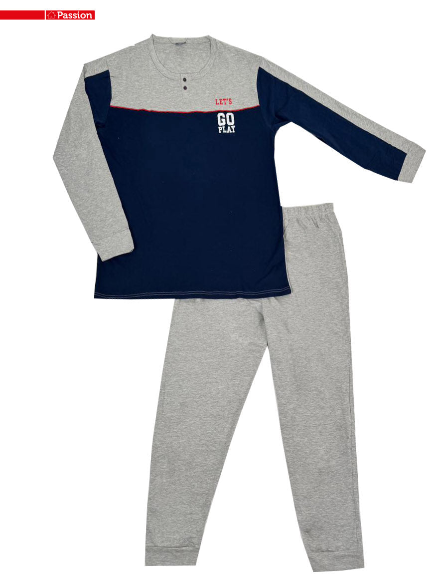 Passion Pigiama Uomo Maniche Lunghe Cod. Ps24283