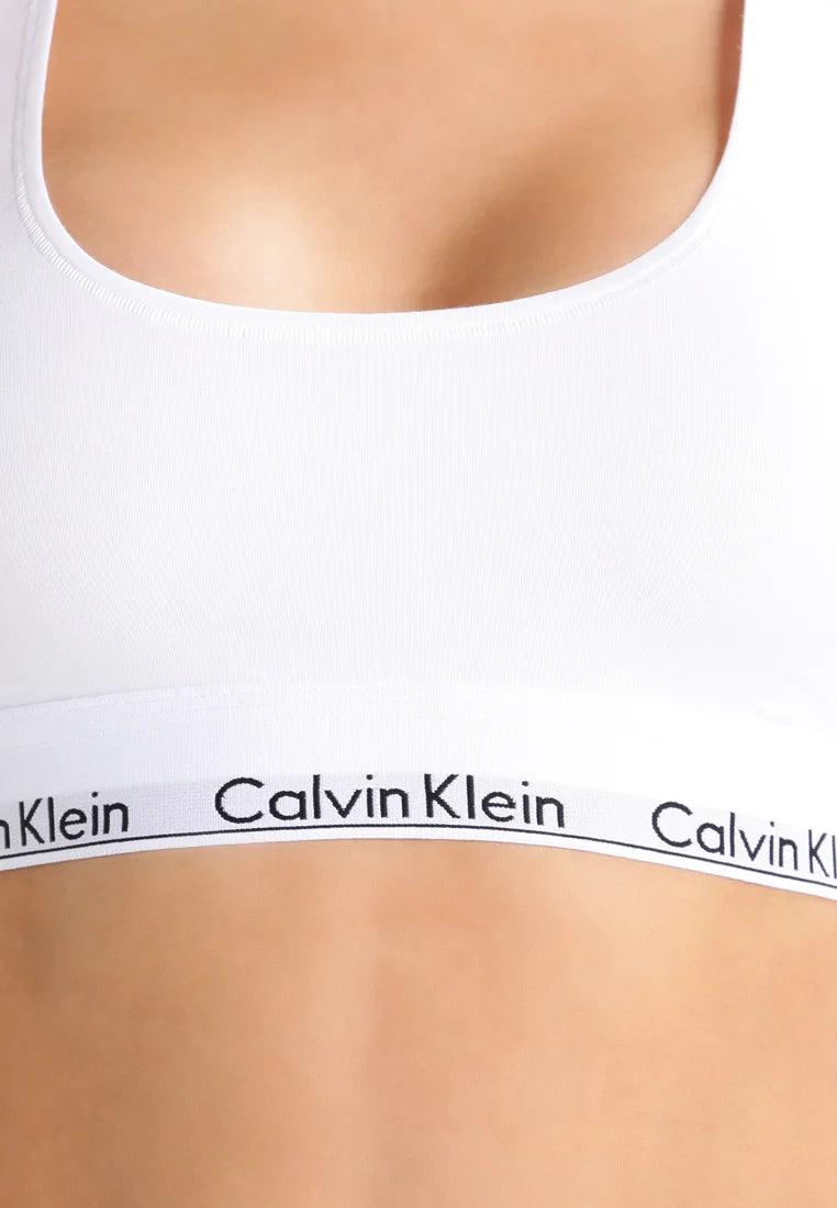 Calvin Klein Bralette SENZA COPPE Bianco 100