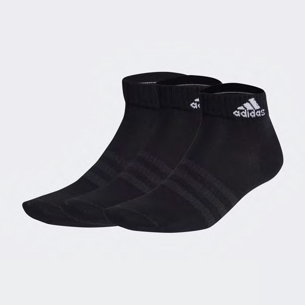 Adidas Calze Sportive Thin and Light - 3 Paia Ciclista Altezza Sopra la Caviglia ADIX0018