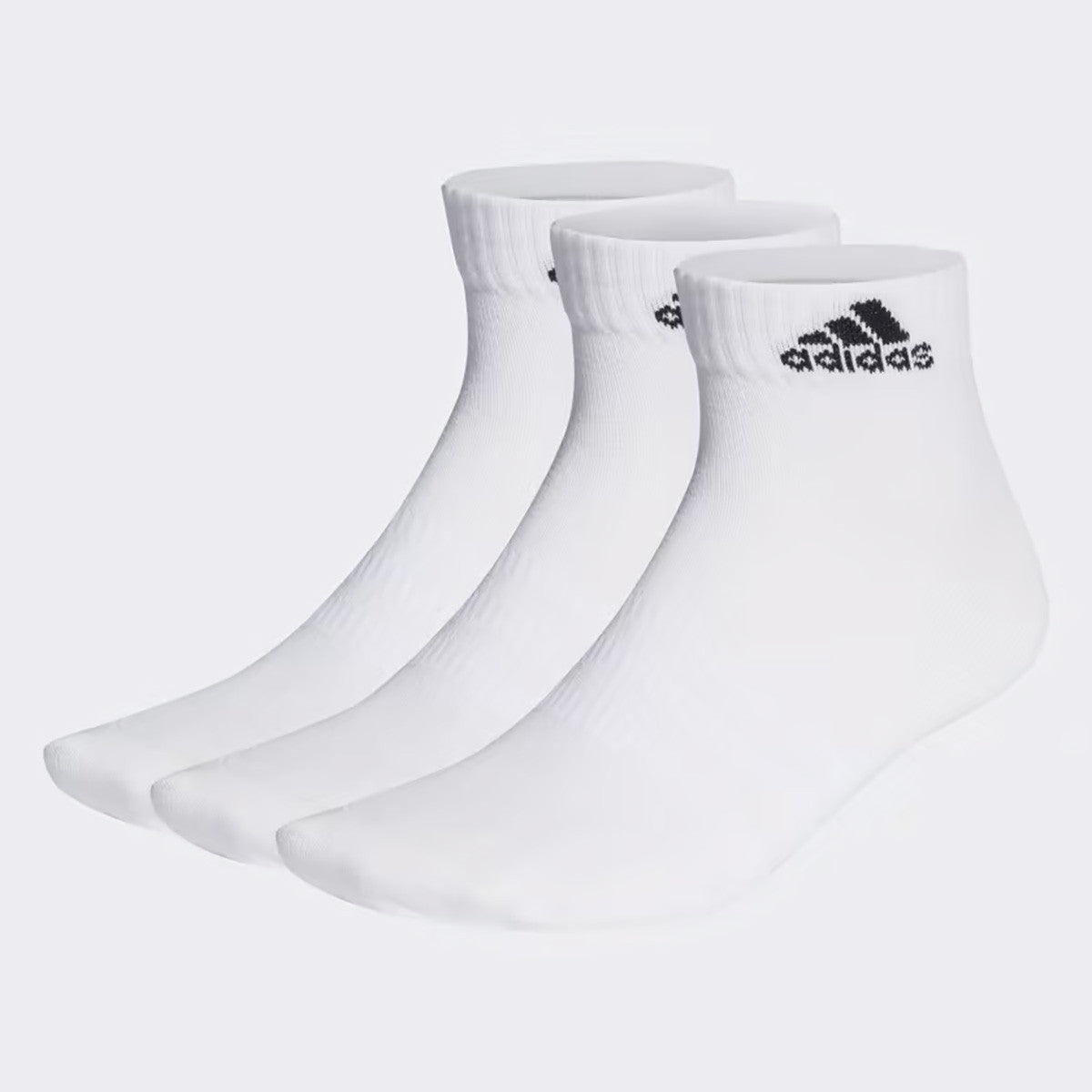 Adidas Calze Sportive Thin and Light - 3 Paia Ciclista Altezza Sopra la Caviglia ADIX0018