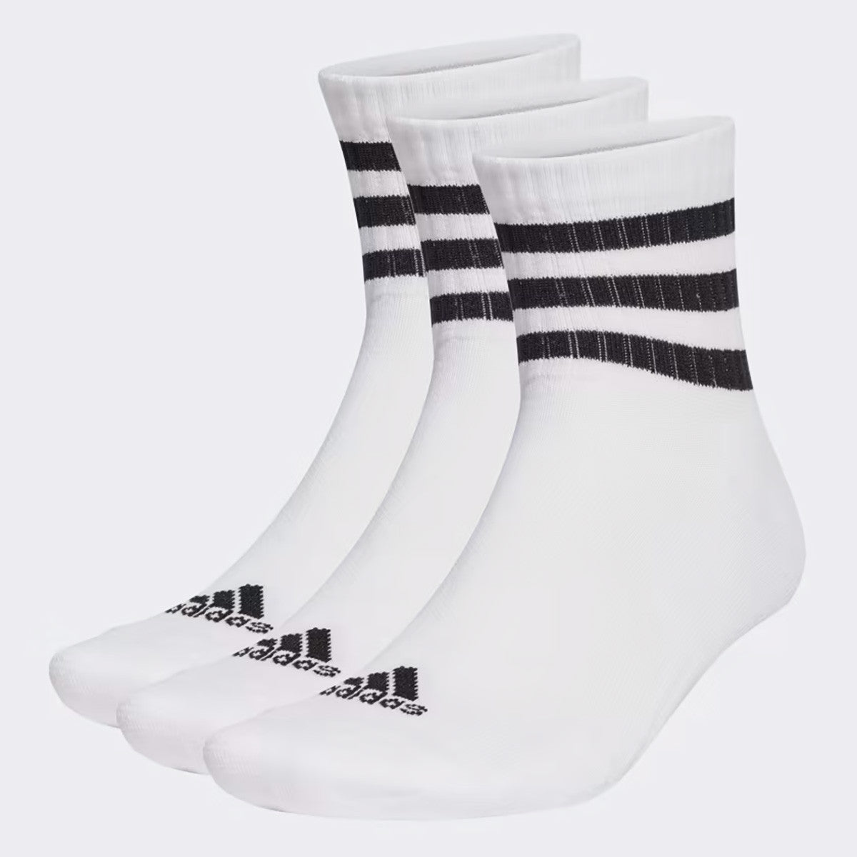 Adidas Cale Sportive Sptripes Cushioned - 3 Paia Calzini Sopra la Caviglia ADIX0020