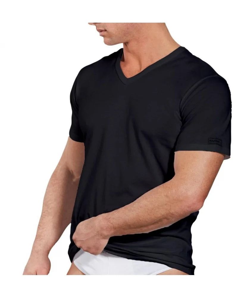NAVIGARE 3 Pezzi T-Shirt Mezza Manica Uomo Scollo a V Navigare 512 in Cotone Jersey