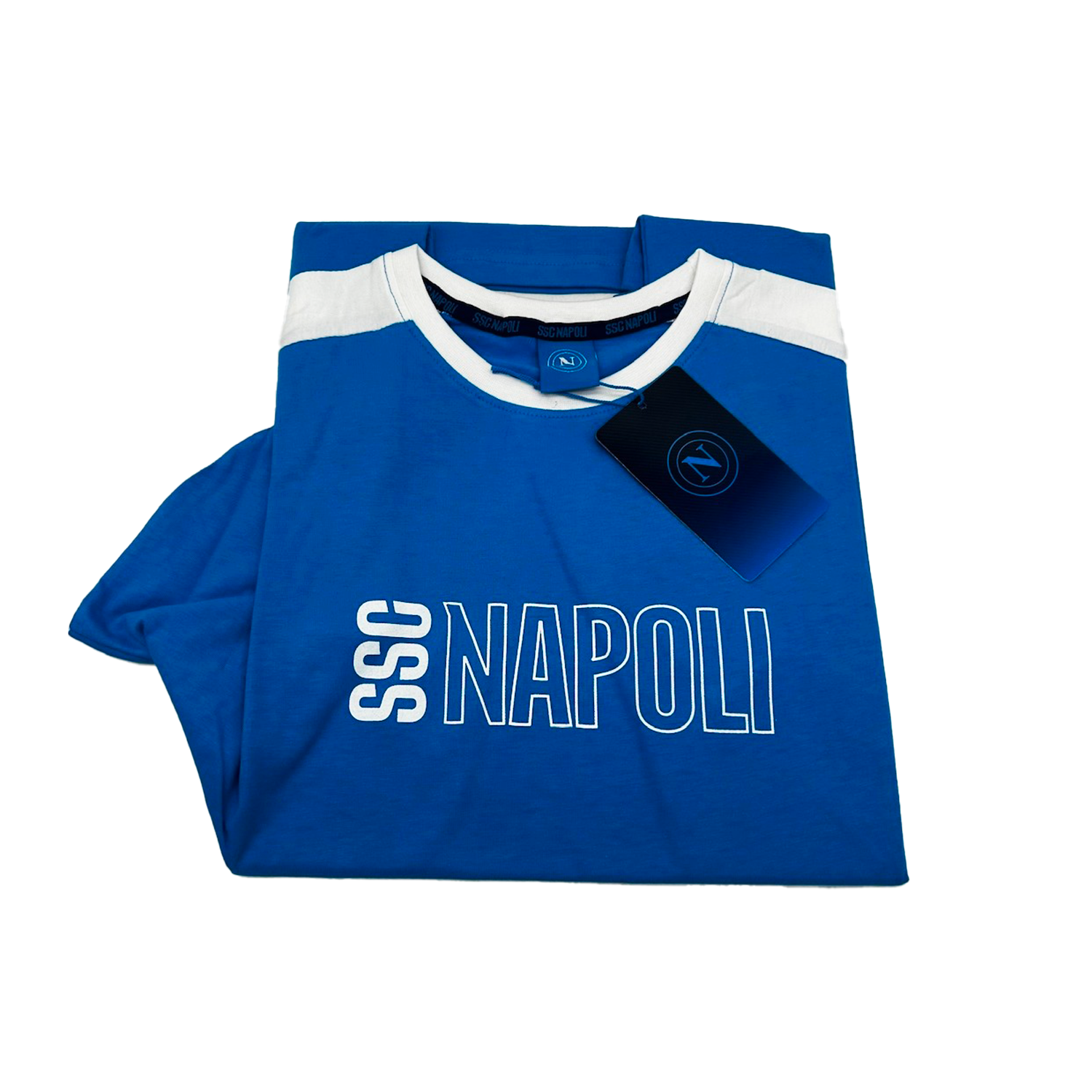 Maglia t-shirt cotone 100% official hermet ssc napoli N003