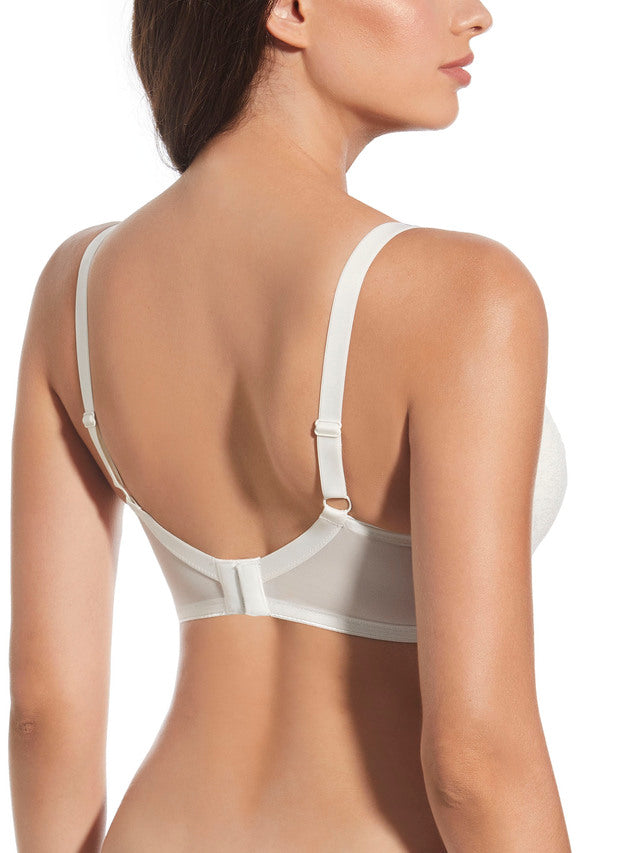 Selene Reggiseno  Laia Imbottito Con Ferretto Che Unisce Tulle E Pizzo - Coppa C
