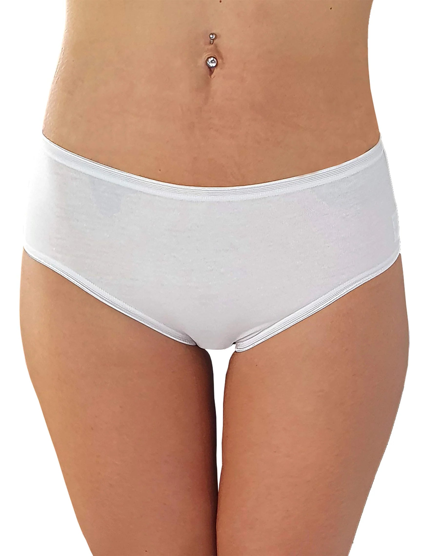 COTONELLA 6 pezzi Slip midi donna in cotone elasticizzato Cotonella 3940