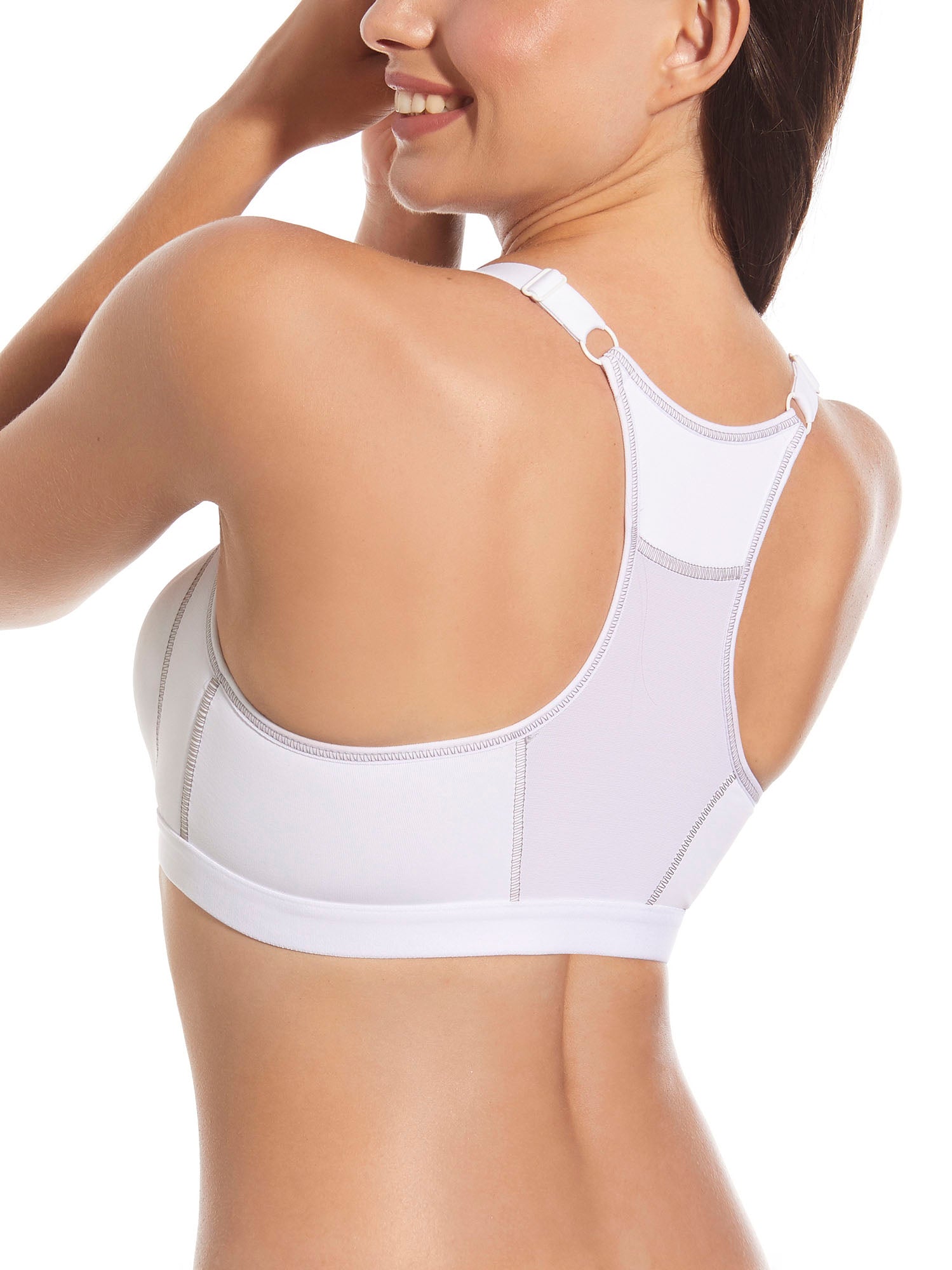 Selene Nora Reggiseno Sportivo Senza Ferretto In Microfibra A Spallina Olimpica