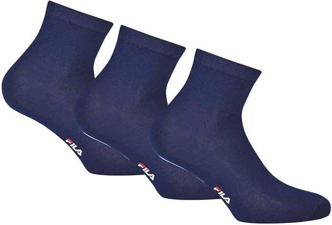 FILA - Calze corte F1609 unisex elasticizzate cotone 3 paia