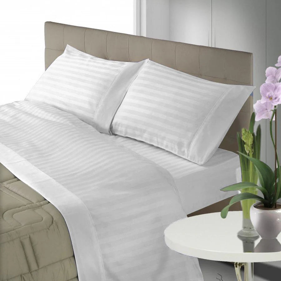 NOVIA Completo Letto Zefiro In 100% Raso di Cotone