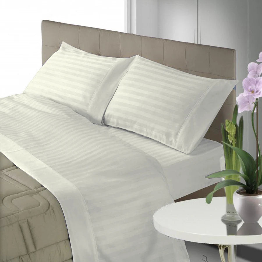 NOVIA Completo Letto Zefiro In 100% Raso di Cotone
