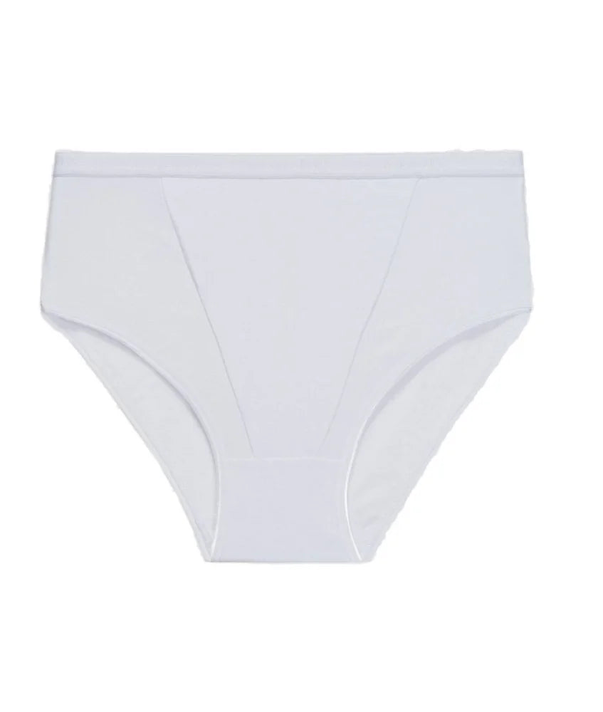 Snelly 6 Slip Culotta Midi Donna contenitivo S135 cotone elasticizzato vita alta