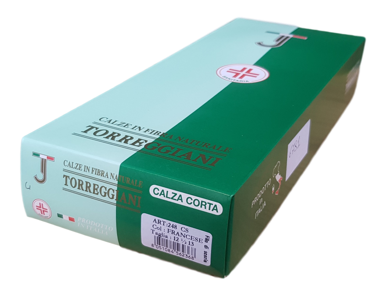 TORREGGIANI 6 Paia Calza Corta Sanitaria Uomo Filo di Scozia 248 Made in Italy