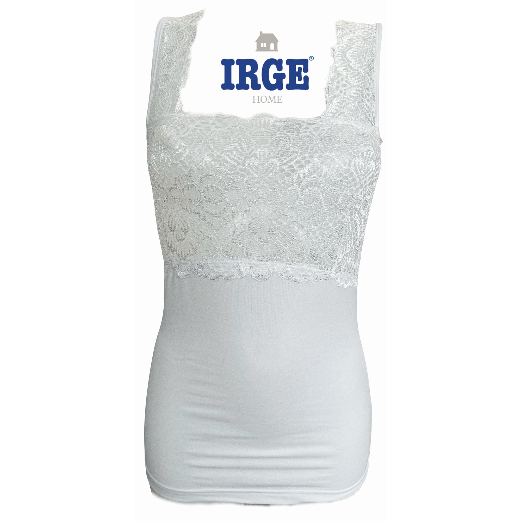 Canotta donna Irge IR/MD/19 spalla larga con pizzo