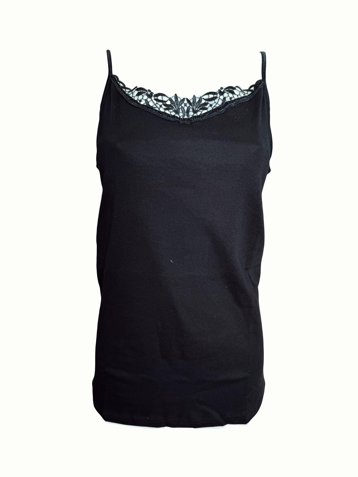 IRGE Canotta spalla stretta da donna Macramè 3 pezzi art.7003