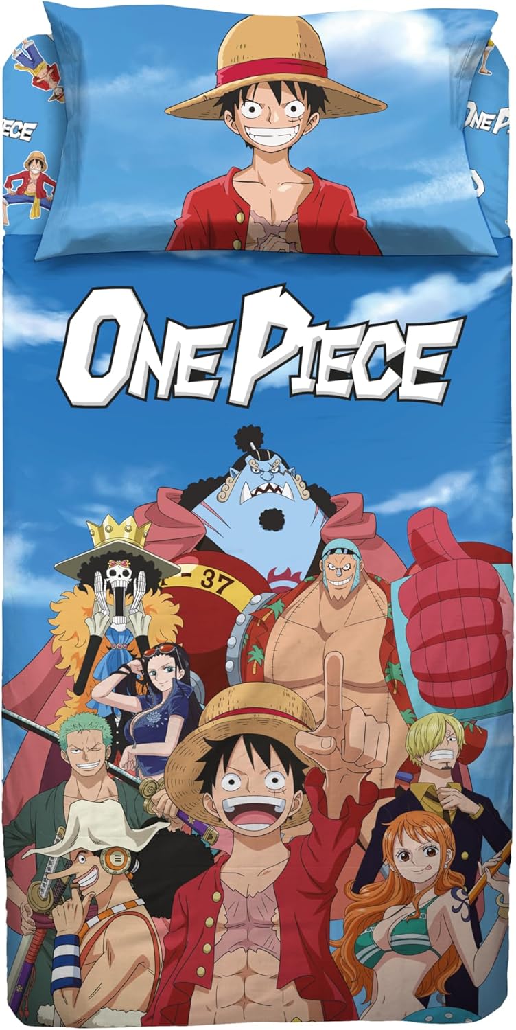 Completo Letto 1 Piazza Con Federa Piazzata ONE PIECE