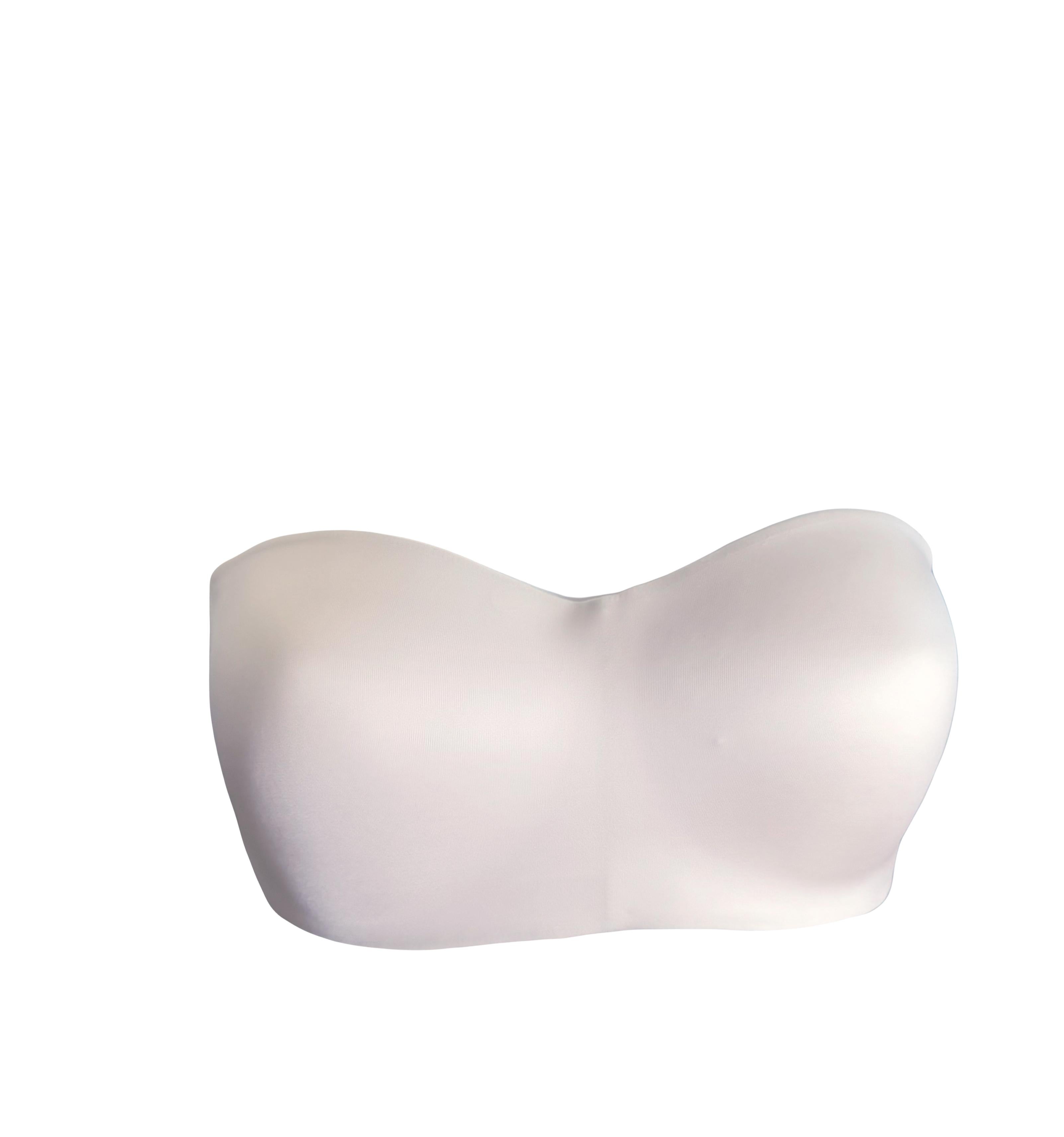 Lormar Reggiseno Fascia bretelline removibili micro effetto seta Lormar Fell 01434
