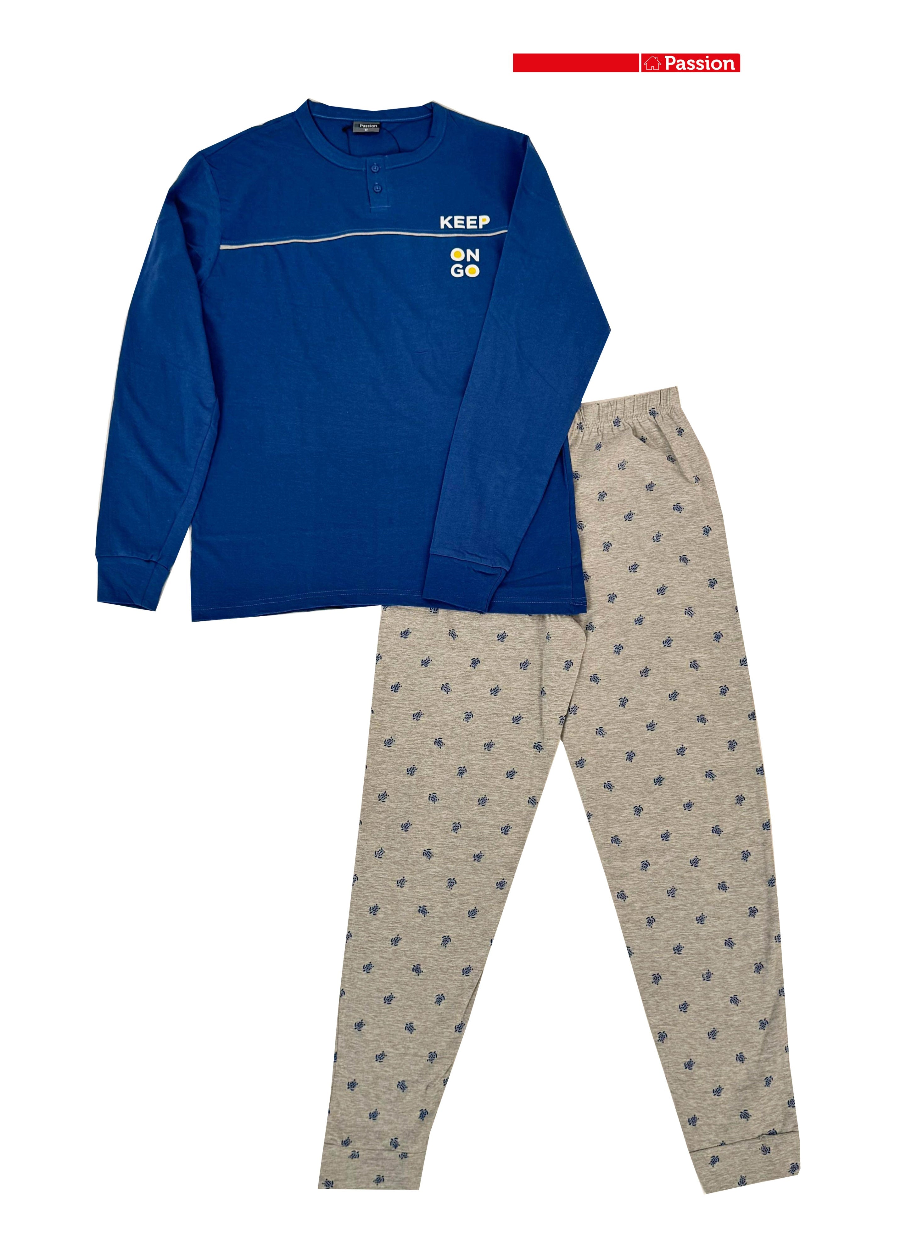 Passion pigiama Uomo Maniche Lunghe cod. PS24274