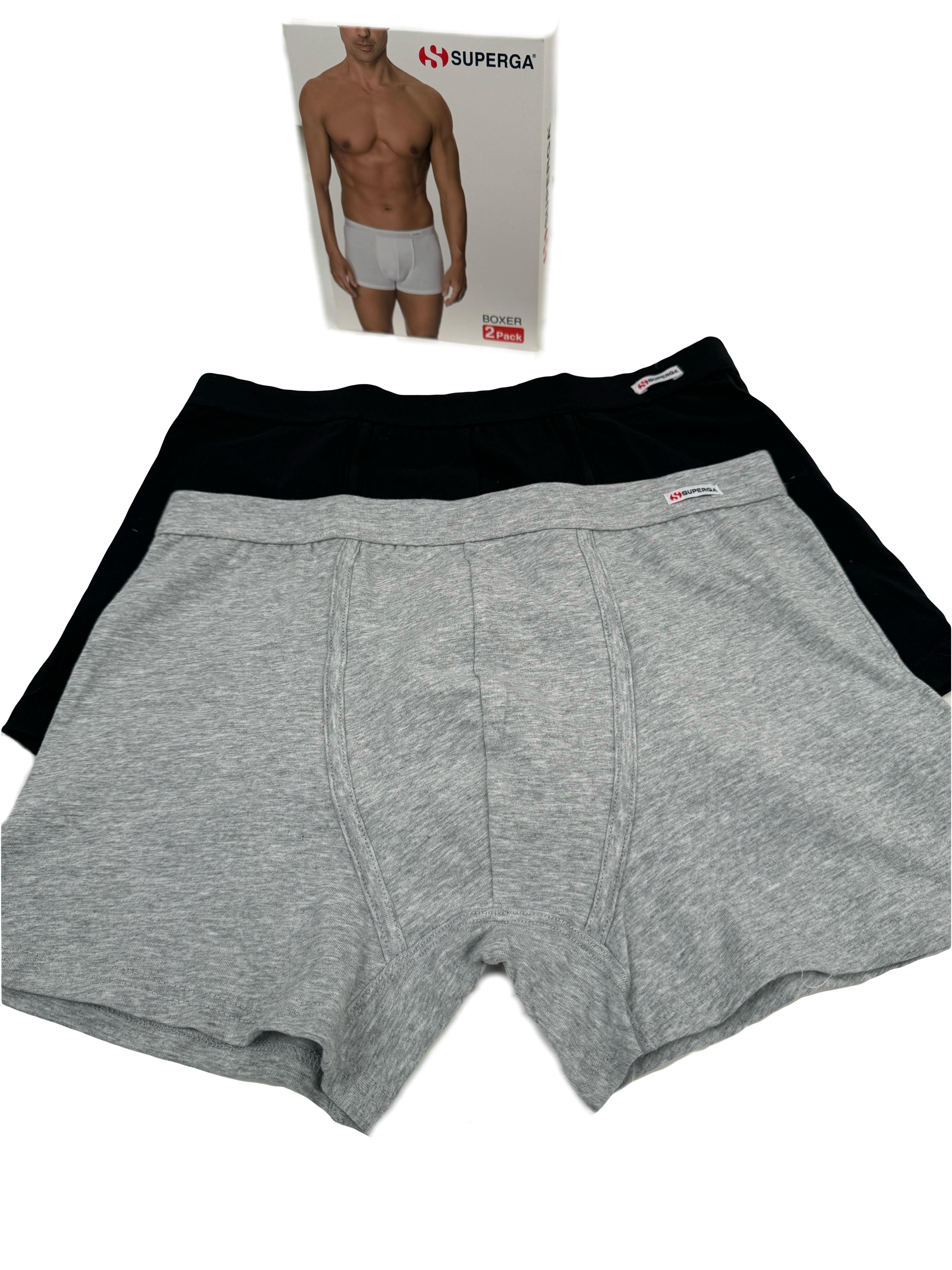 Superga Boxer in Confezione Da 2 - Cotton Stretch