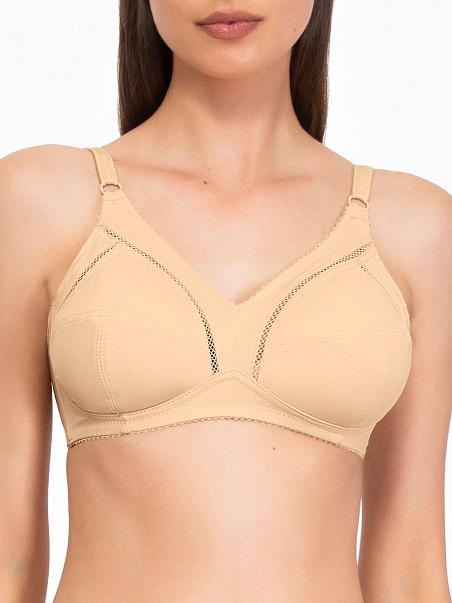 SièLei Reggiseno Francese Foderato In Cotone Senza Ferretto 971