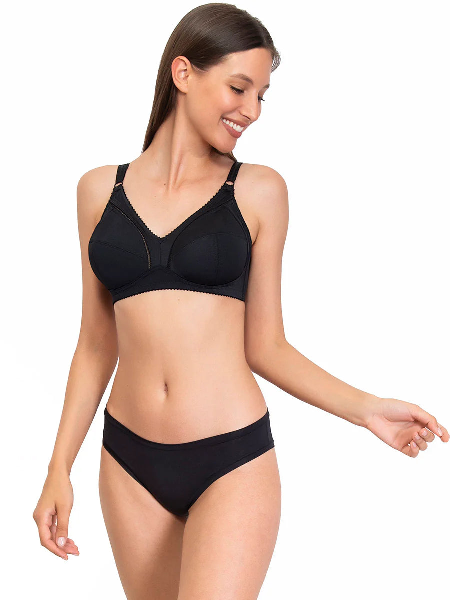 SièLei Reggiseno Francese Foderato In Cotone Senza Ferretto 971