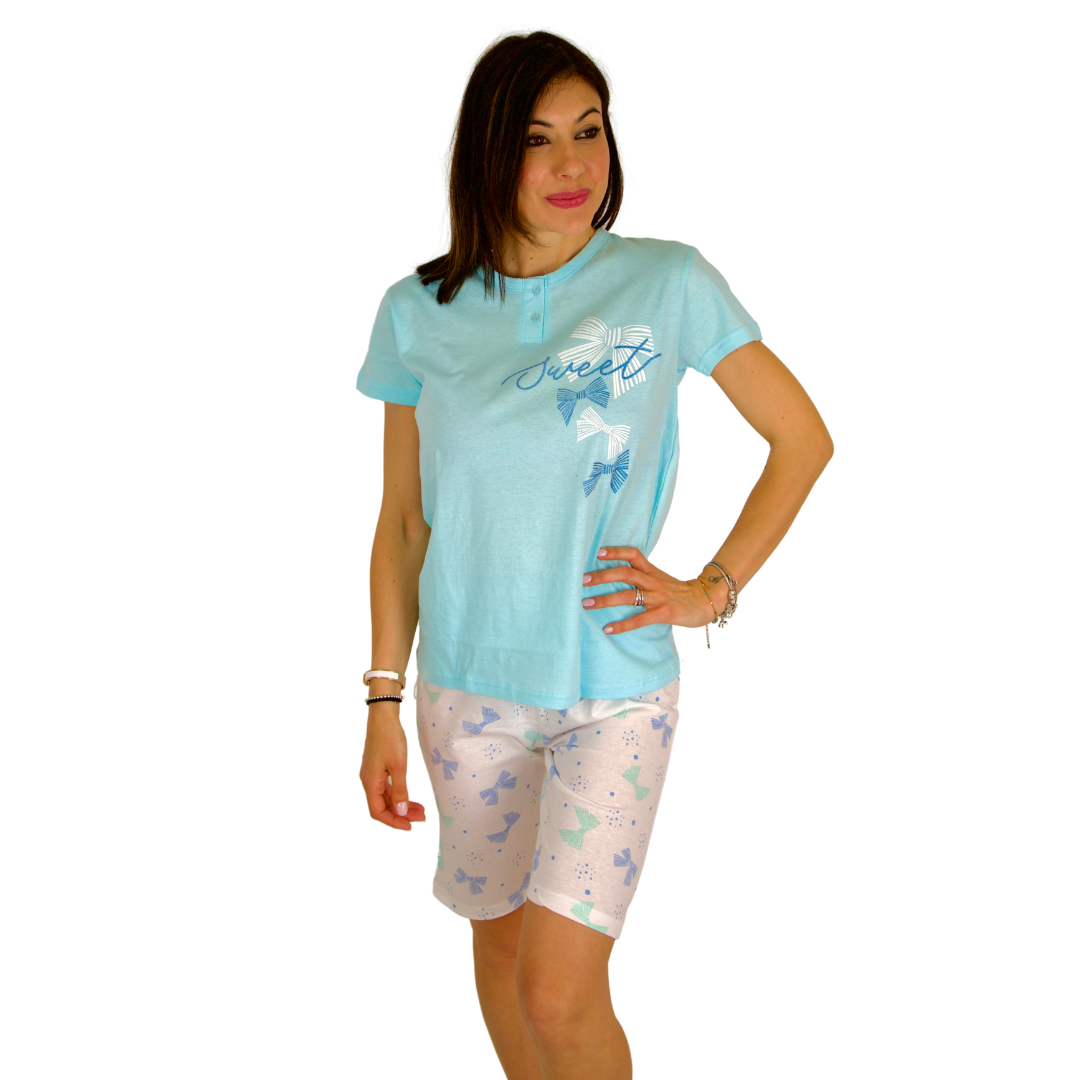 Passion Pigiama in cotone Spalla Larga PS24227