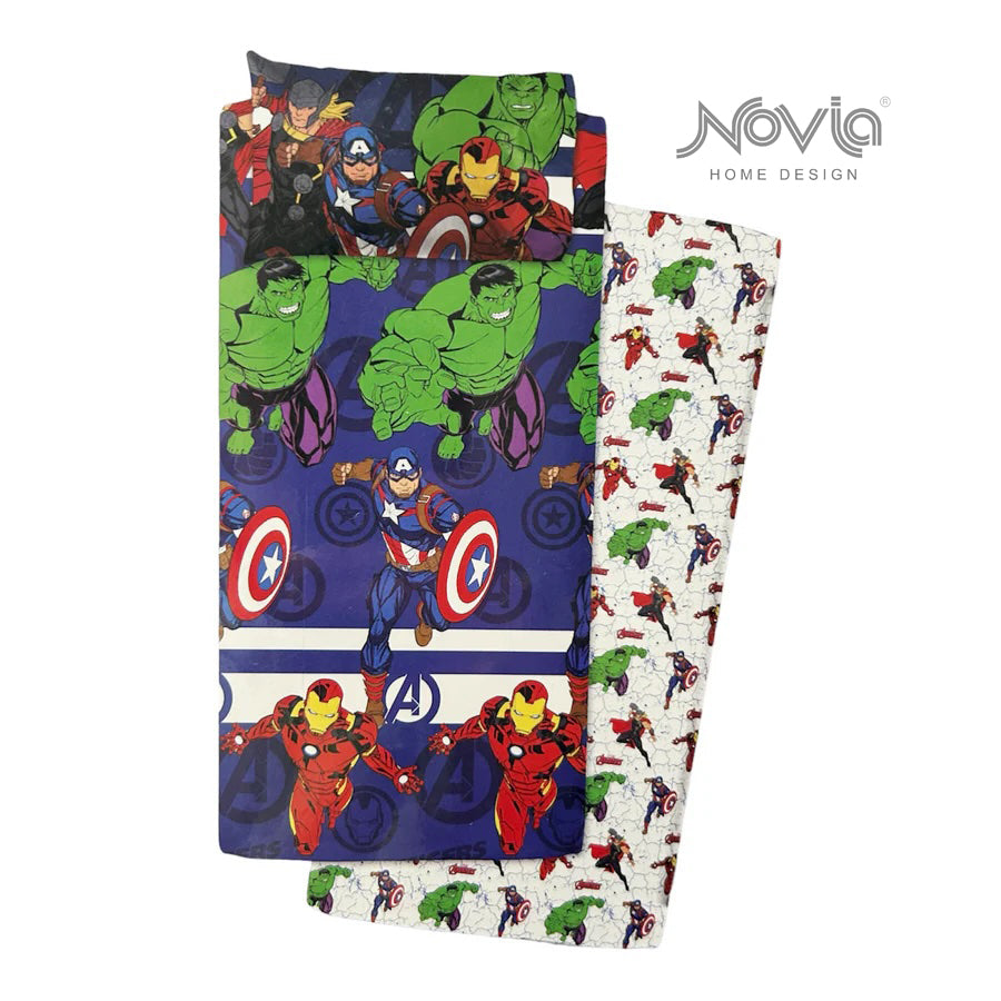 NOVIA Completo Lenzuola AVENGERS By Disney Home