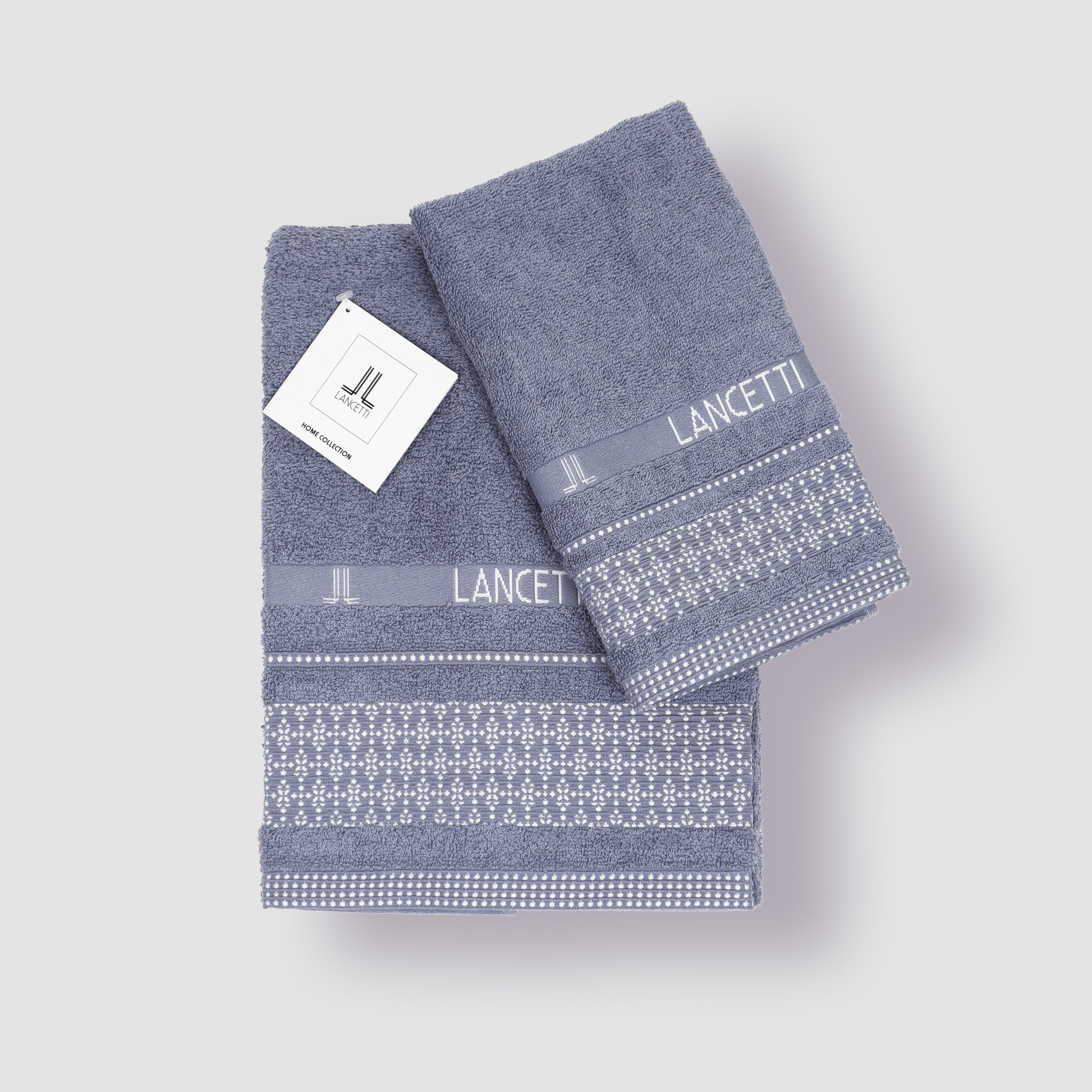 LANCETTI Set 1+1 Asciugamano+Ospite Jfa23968