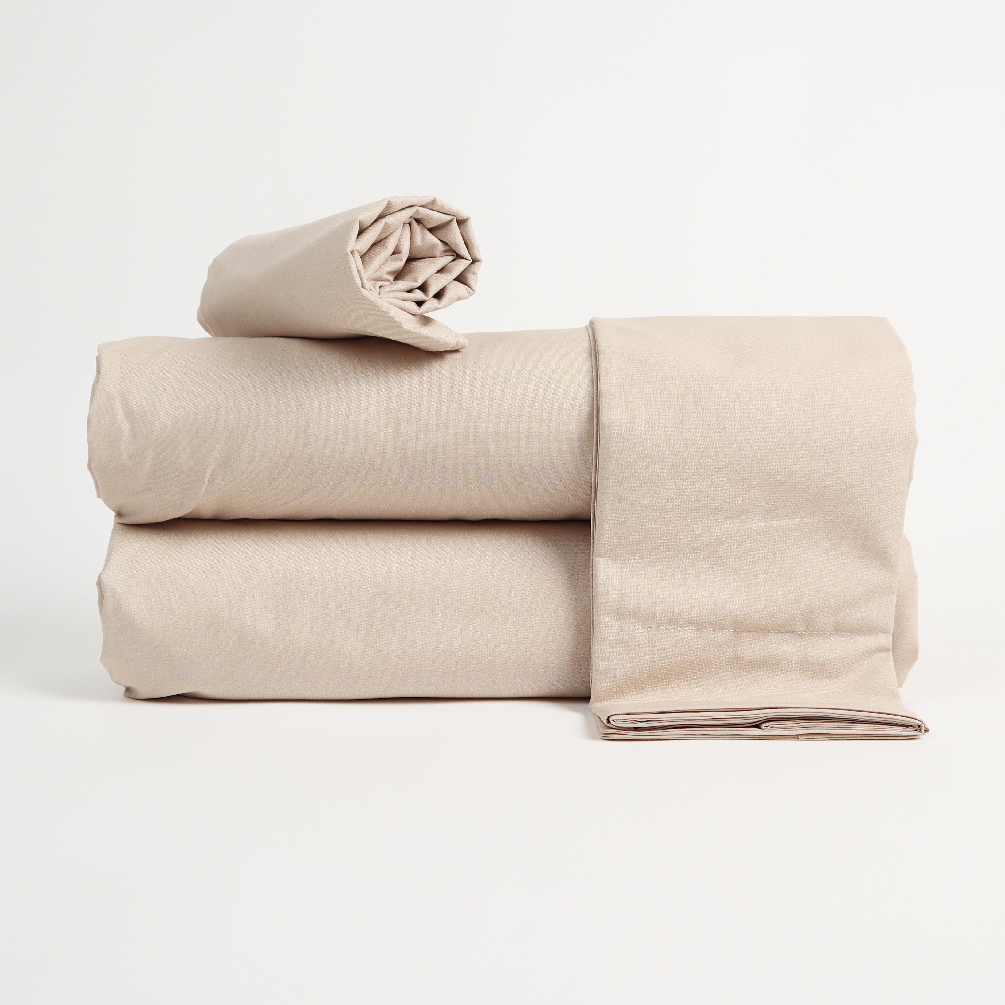 Lancetti Completo Letto Matrimoniale in Cotone Percalle Con Federa a 3 Volant