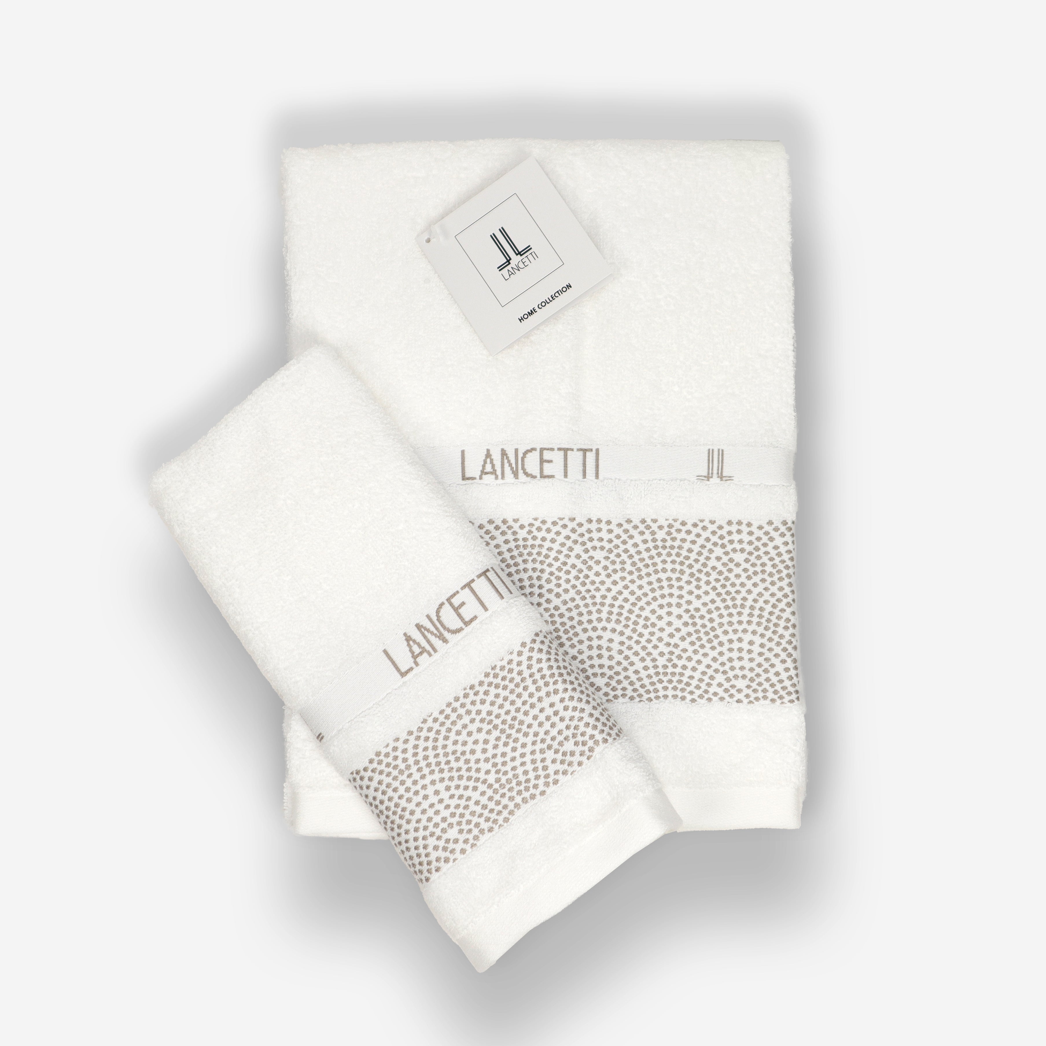 LANCETTI Set 1+1 Asciugamano+Ospite Jfa22395