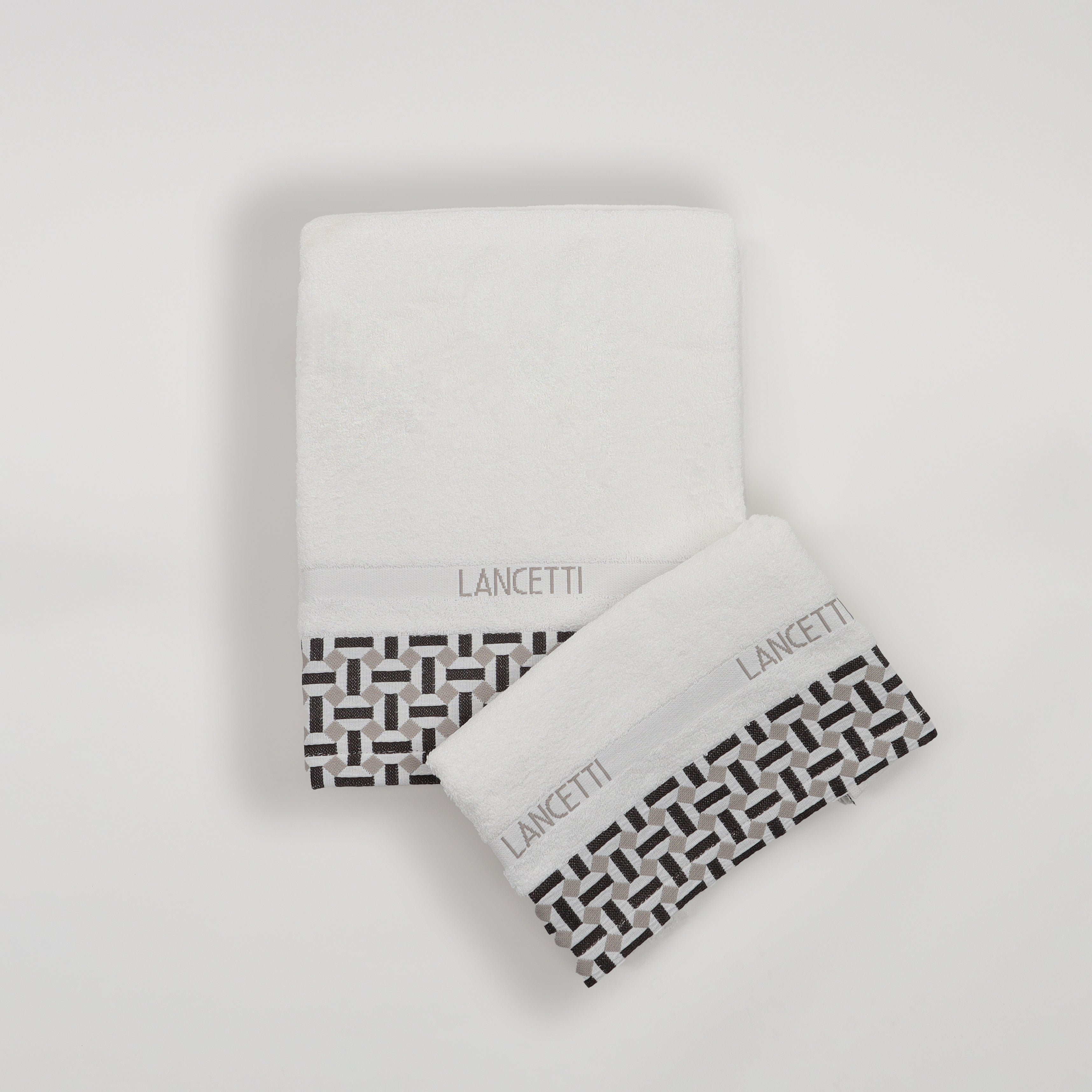 LANCETTI Set 1+1 Asciugamano+Ospite Jfa22472