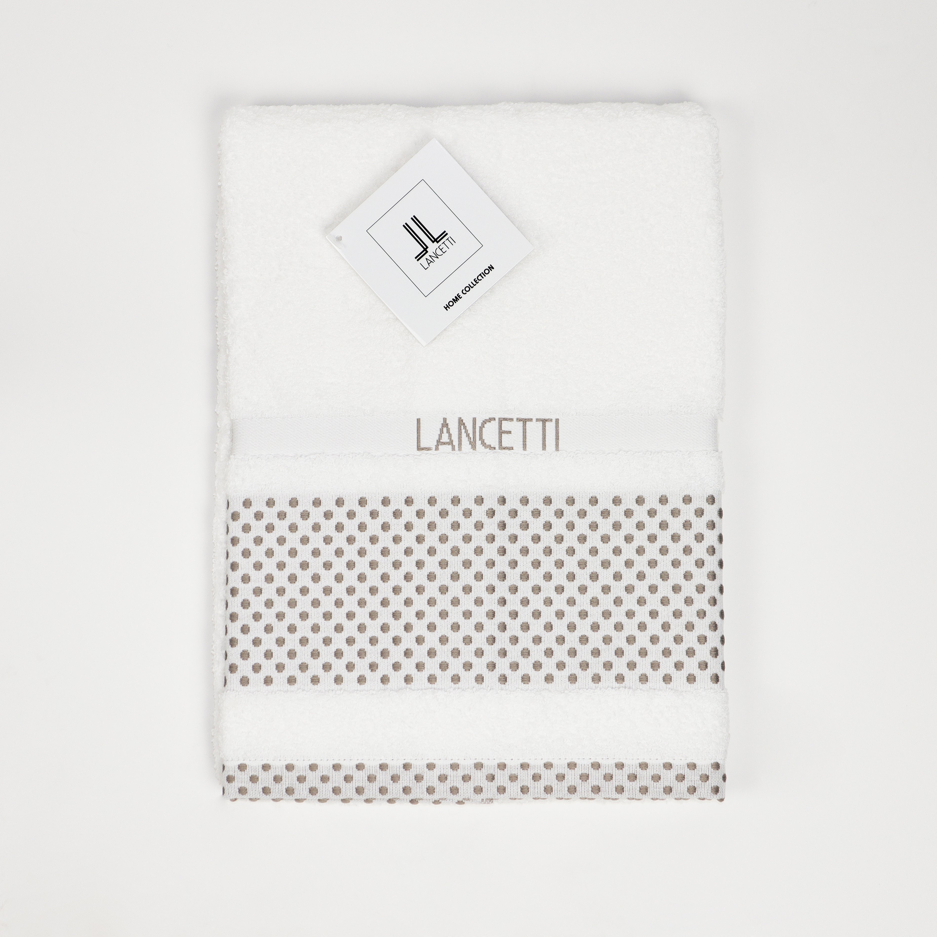 LANCETTI Set 1+1 Asciugamano+Ospite Jfa22406