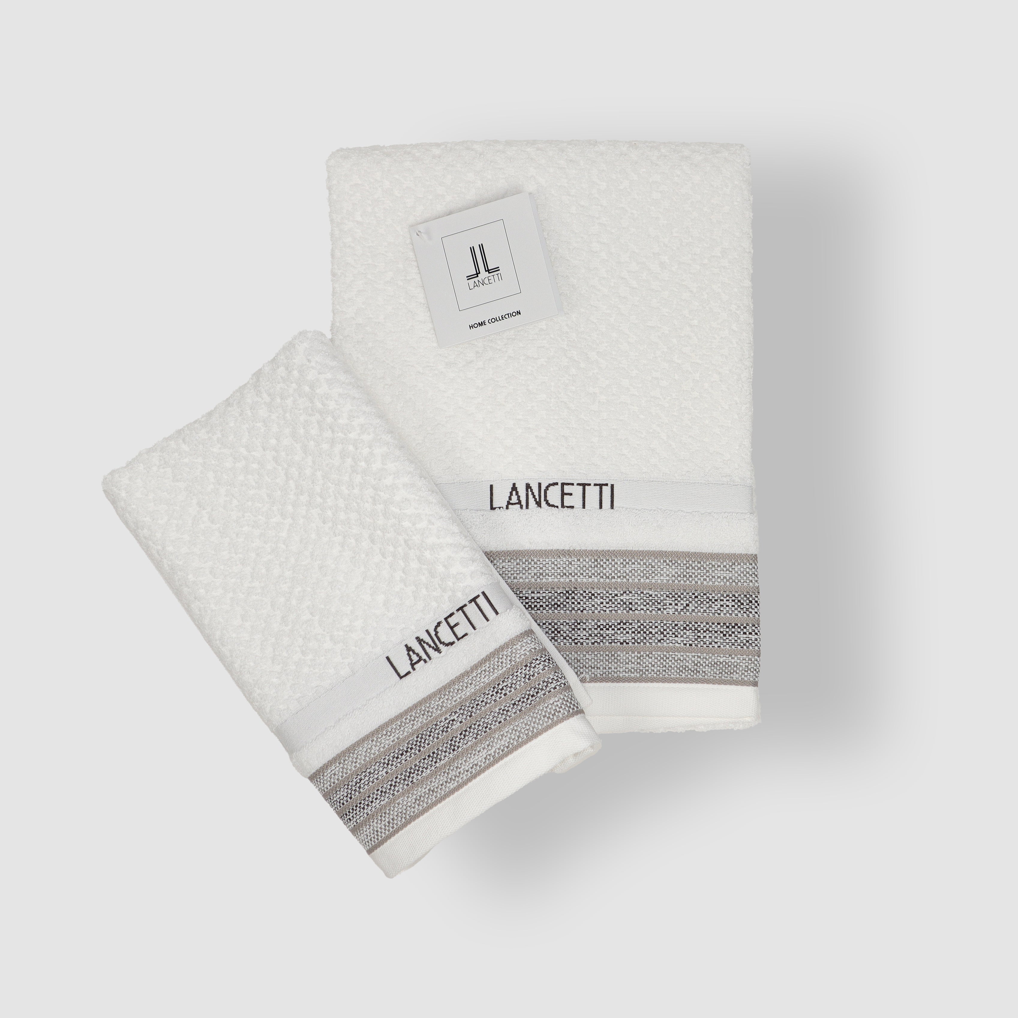 LANCETTI Set 1+1 Asciugamano+Ospite Jfa23497