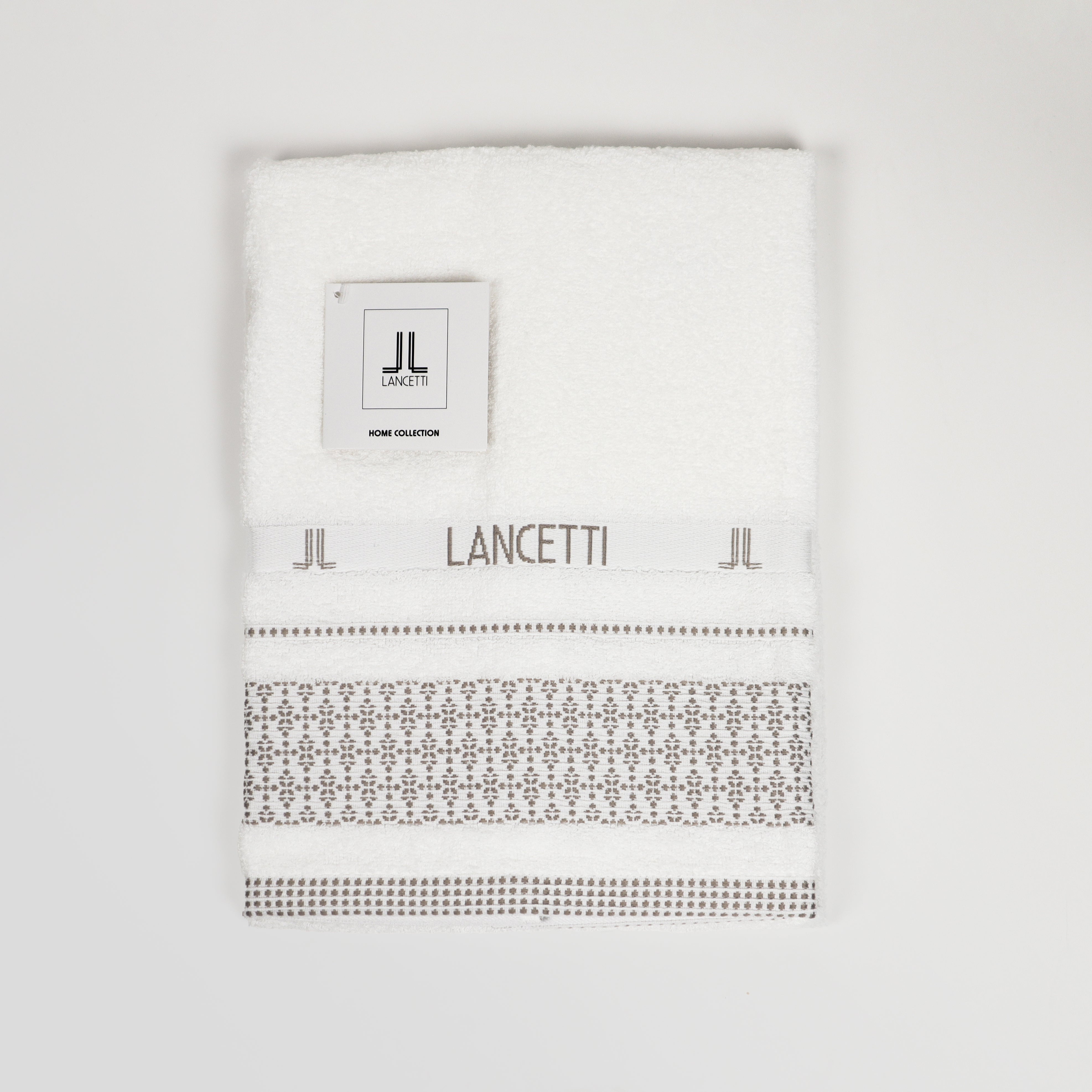 LANCETTI Set 1+1 Asciugamano+Ospite Jfa23968