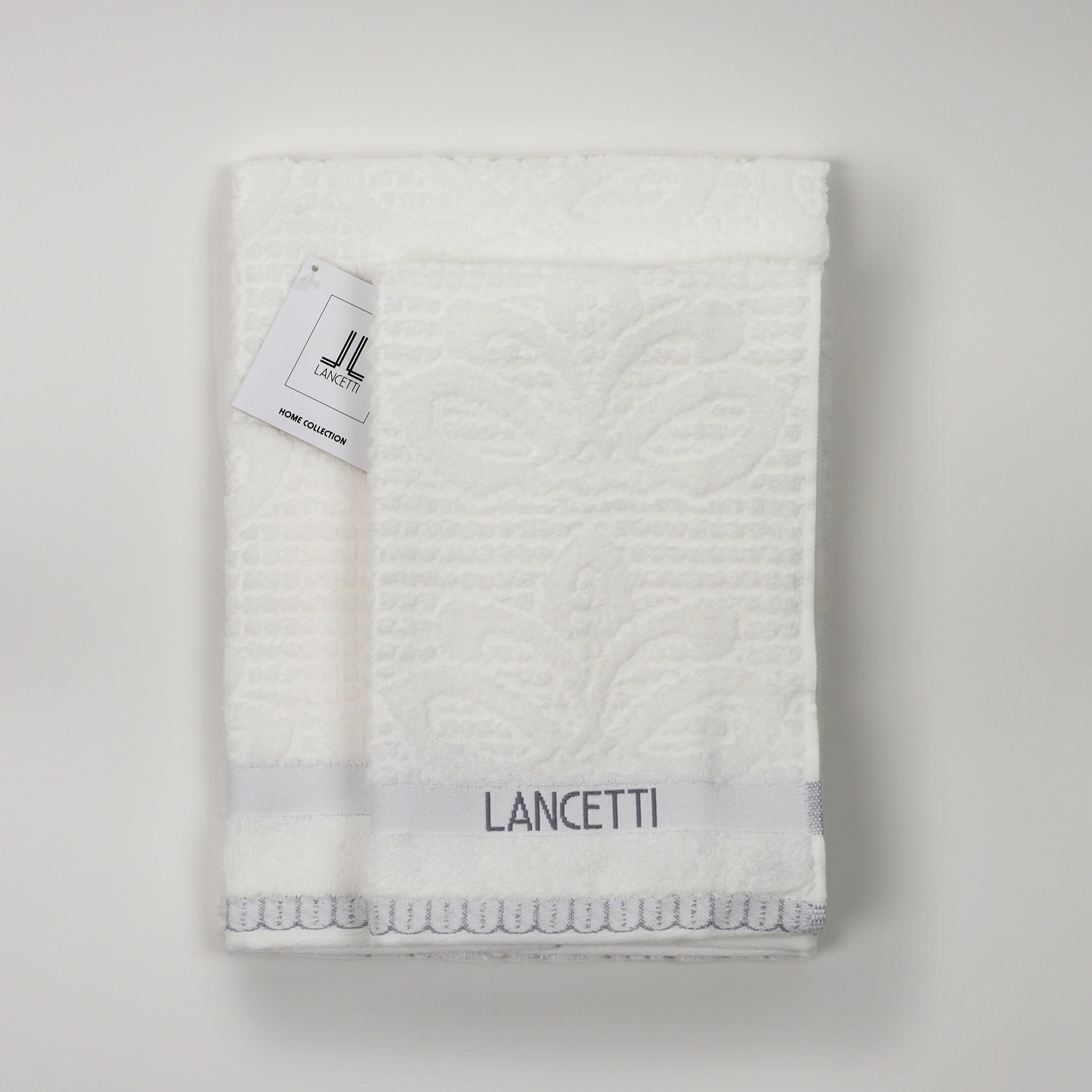 LANCETTI Set 1+1 Asciugamano+Ospite Jfa20804