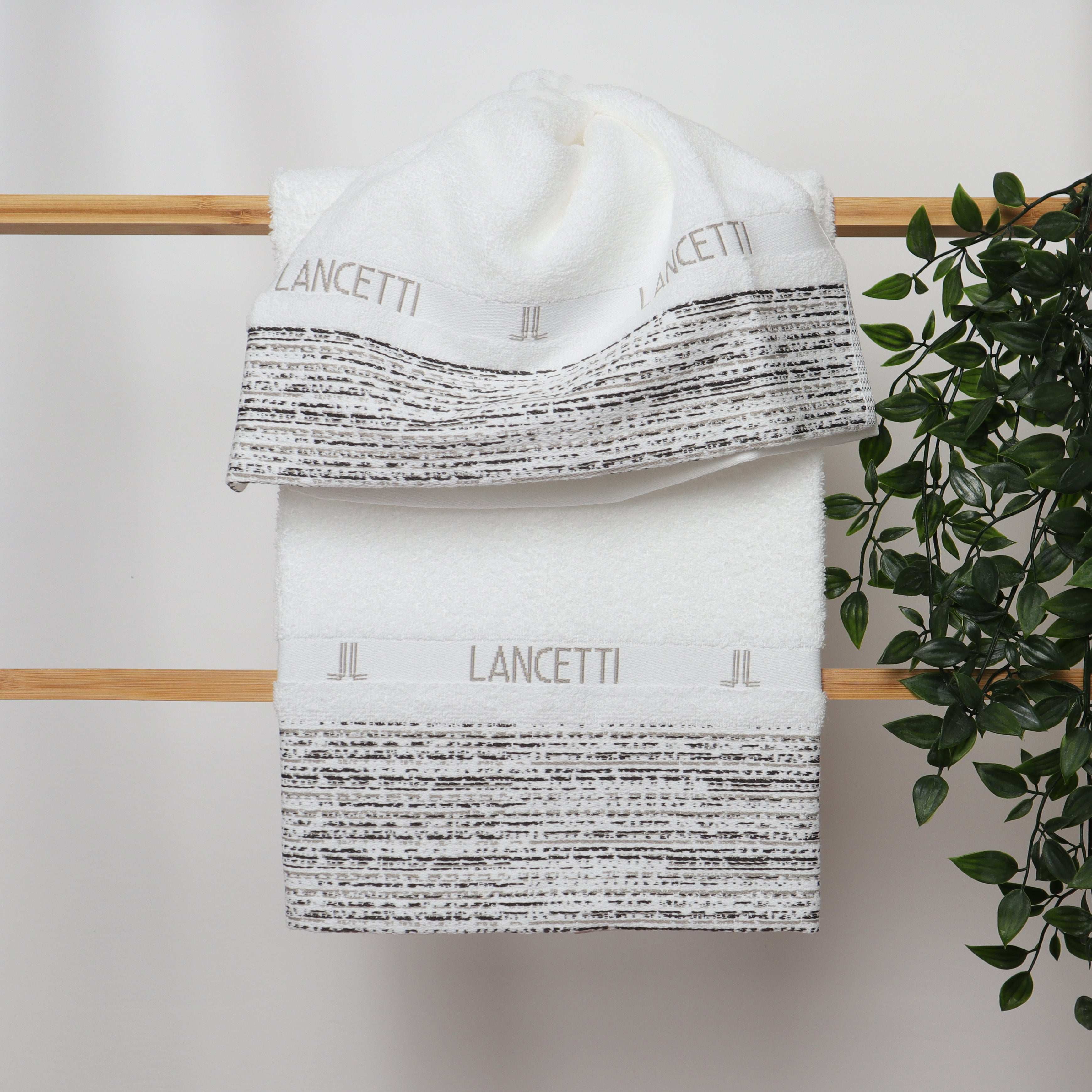 LANCETTI Set 1+1 Asciugamano+Ospite Jfa22390