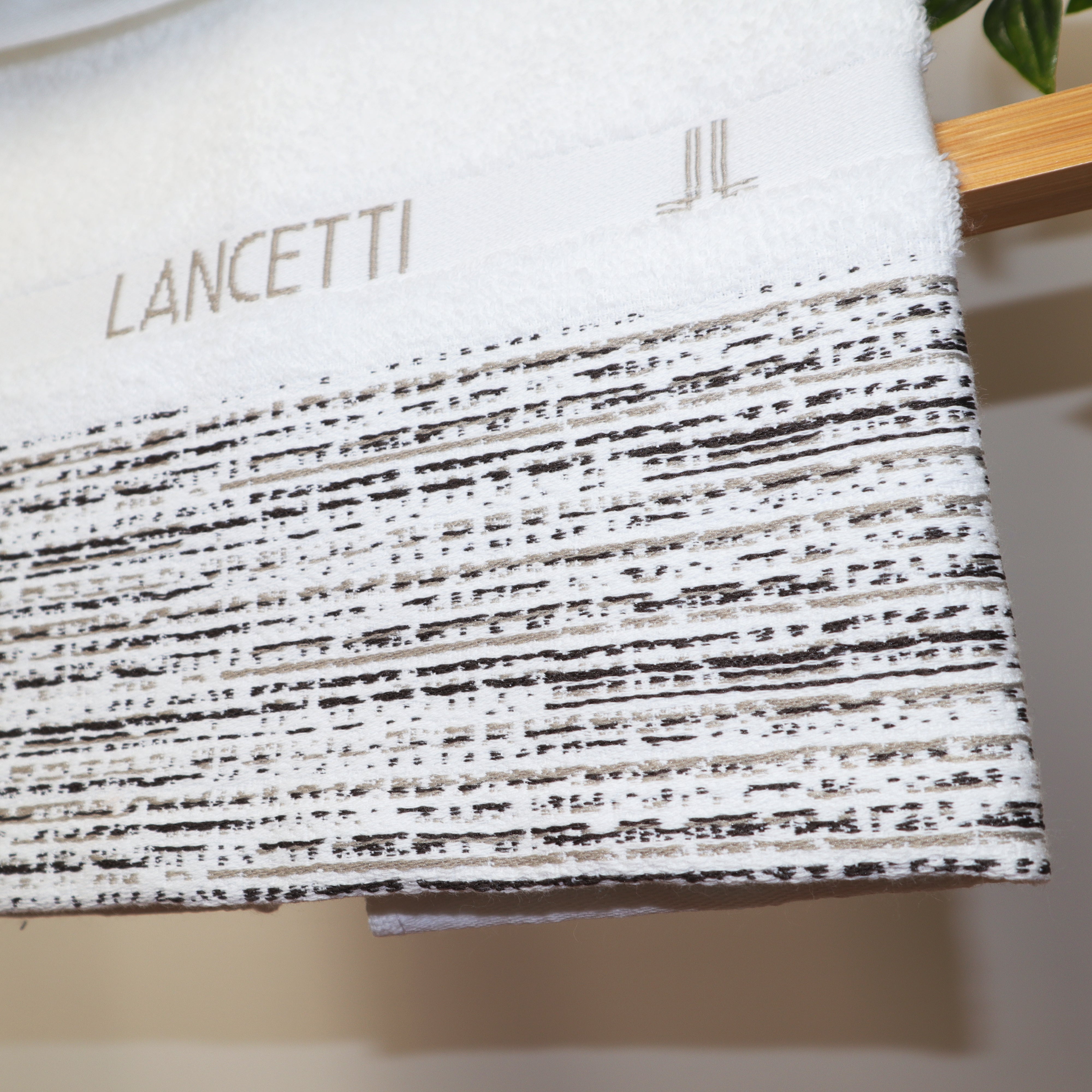 LANCETTI Set 1+1 Asciugamano+Ospite Jfa22390
