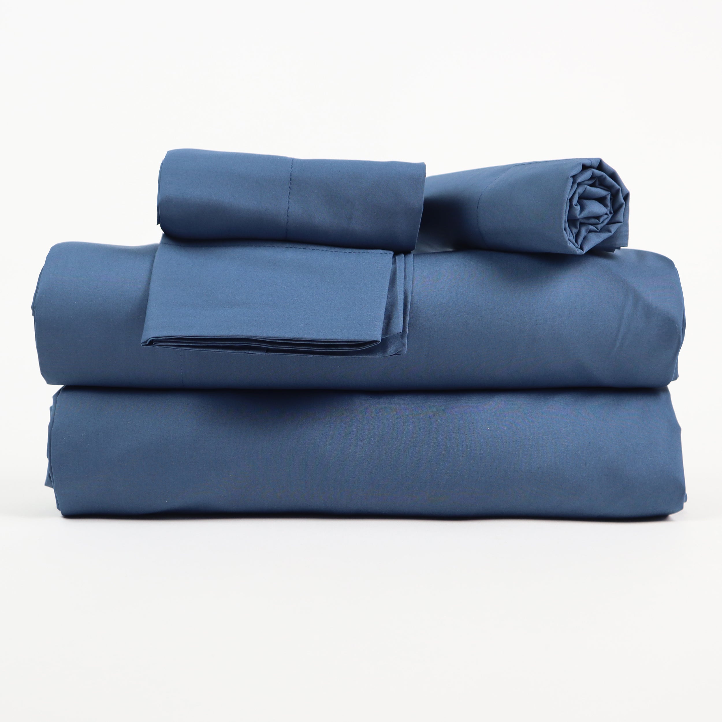 Lancetti Completo Letto Matrimoniale in Cotone Percalle Con Federa a 3 Volant