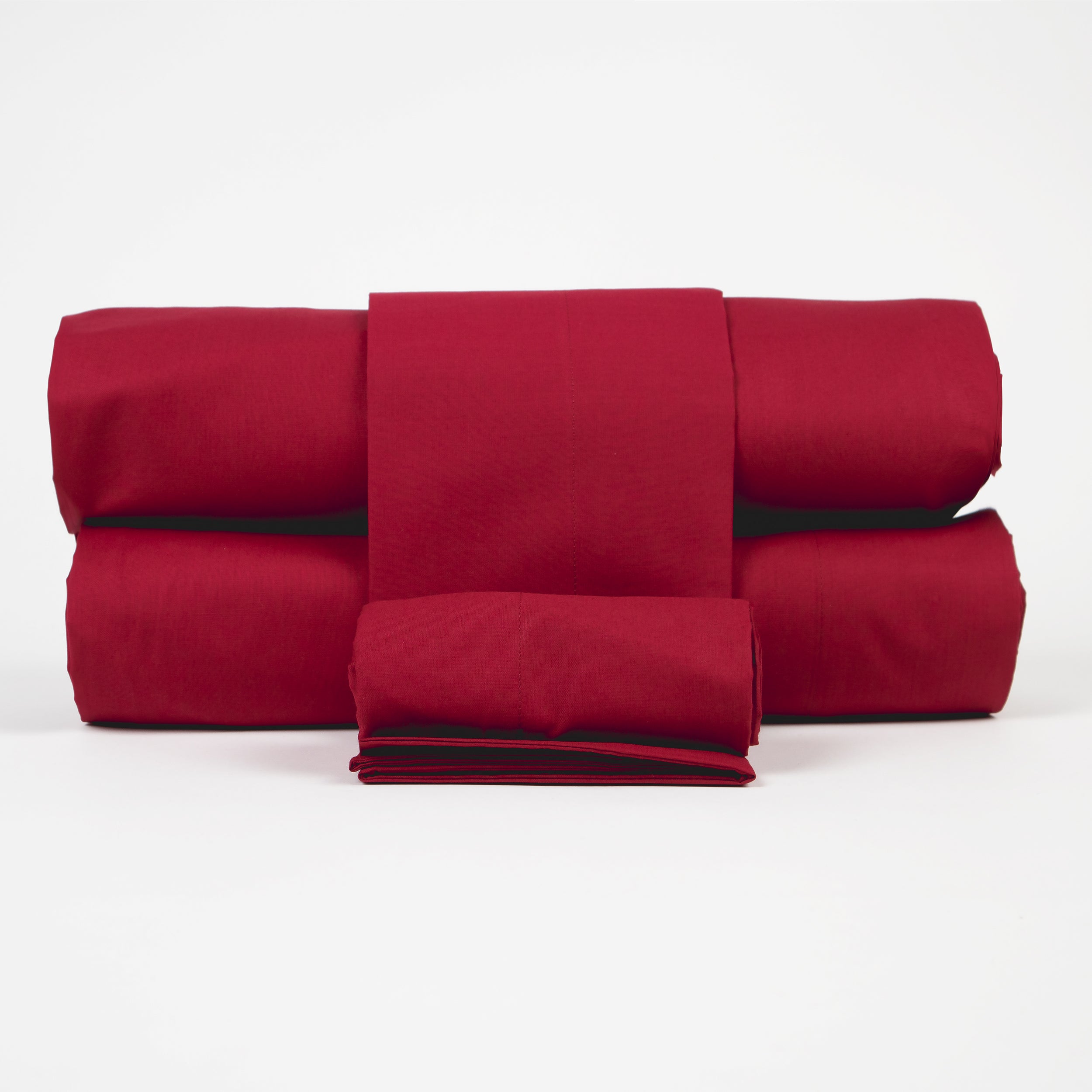 Lancetti Completo Letto Matrimoniale in Cotone Percalle Con Federa a 3 Volant