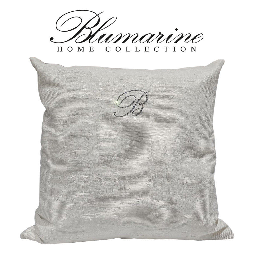 Blumarine Cuscino Respiro con logo in Swarovski