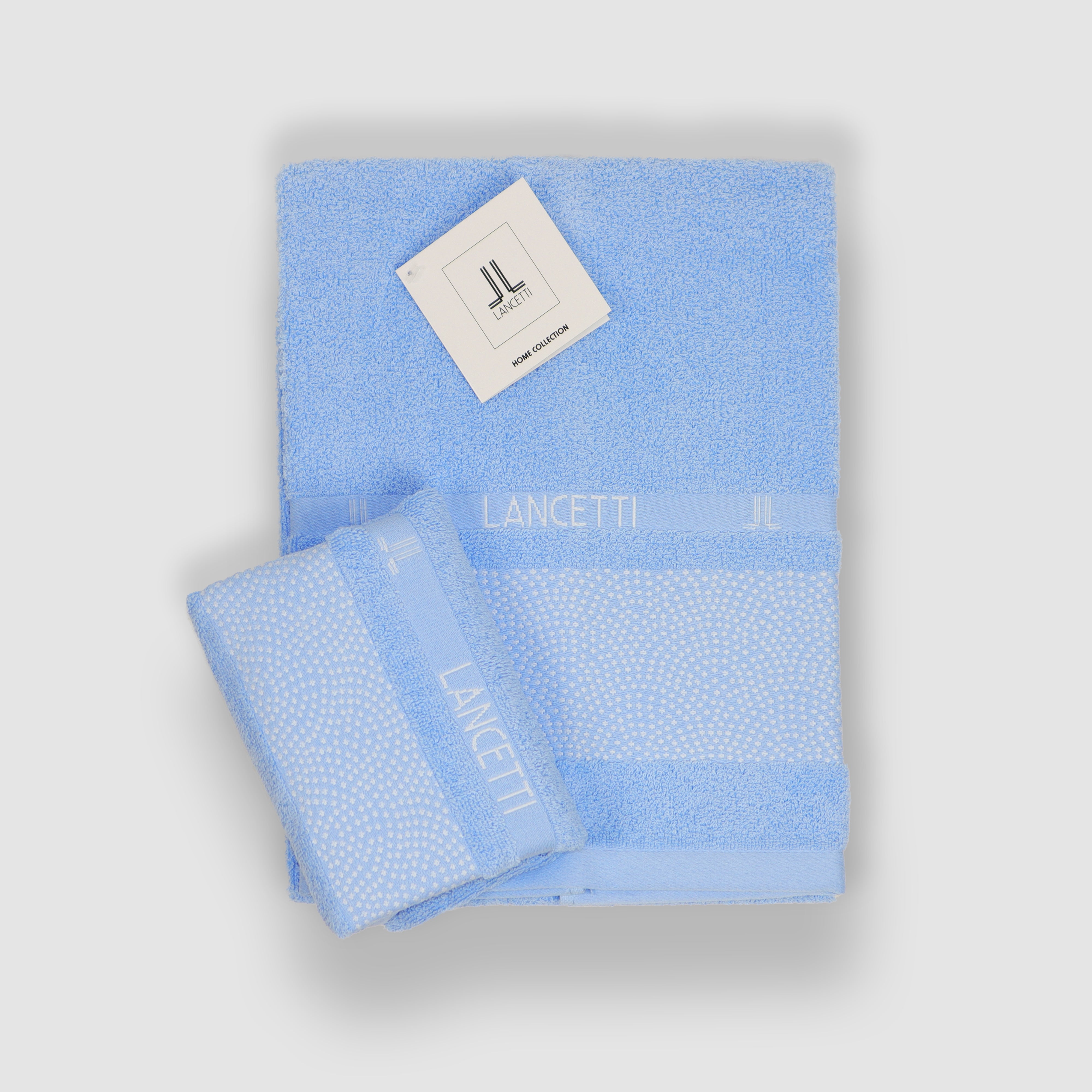 LANCETTI Set 1+1 Asciugamano+Ospite Jfa22395