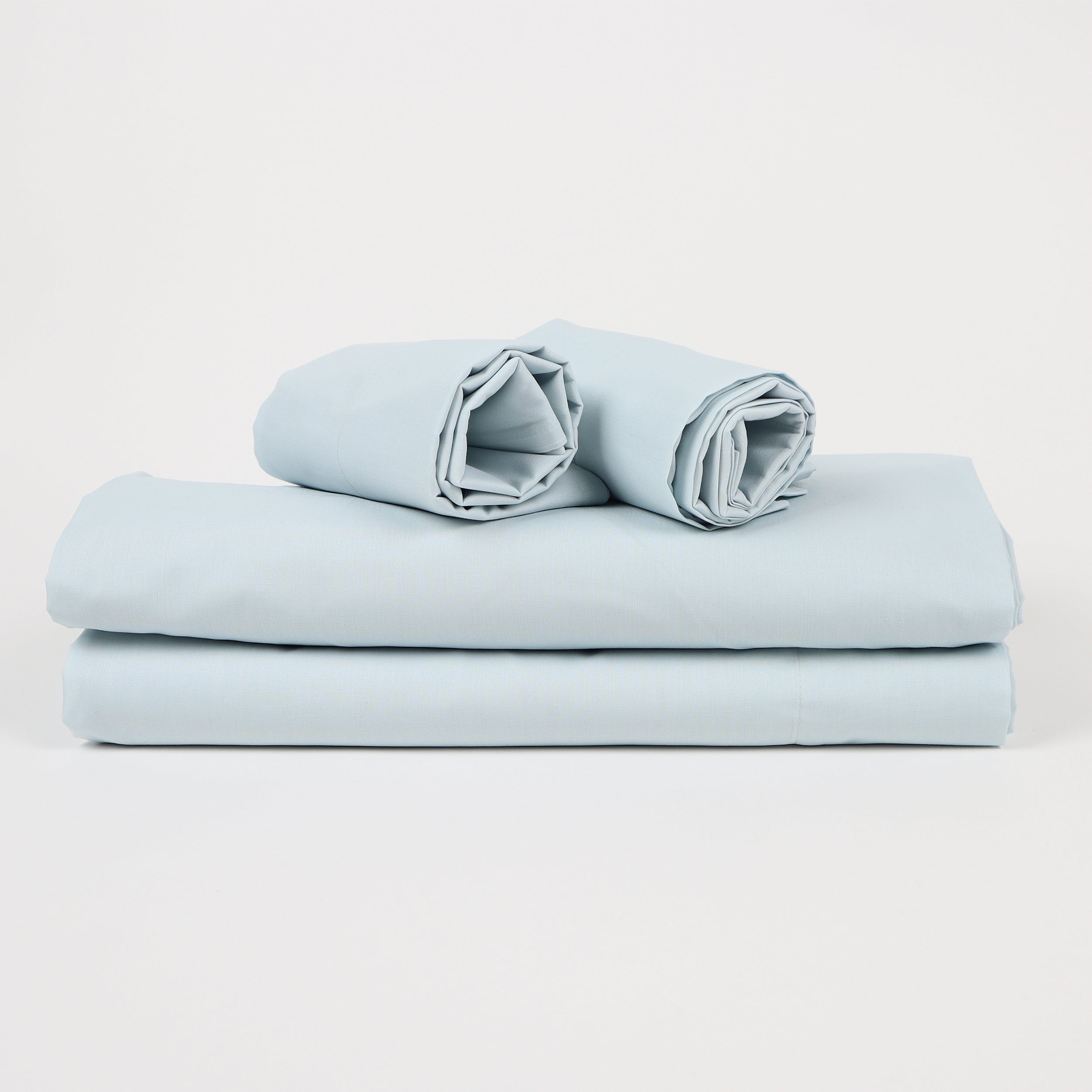 Lancetti Completo Letto Matrimoniale in Cotone Percalle Con Federa a 3 Volant