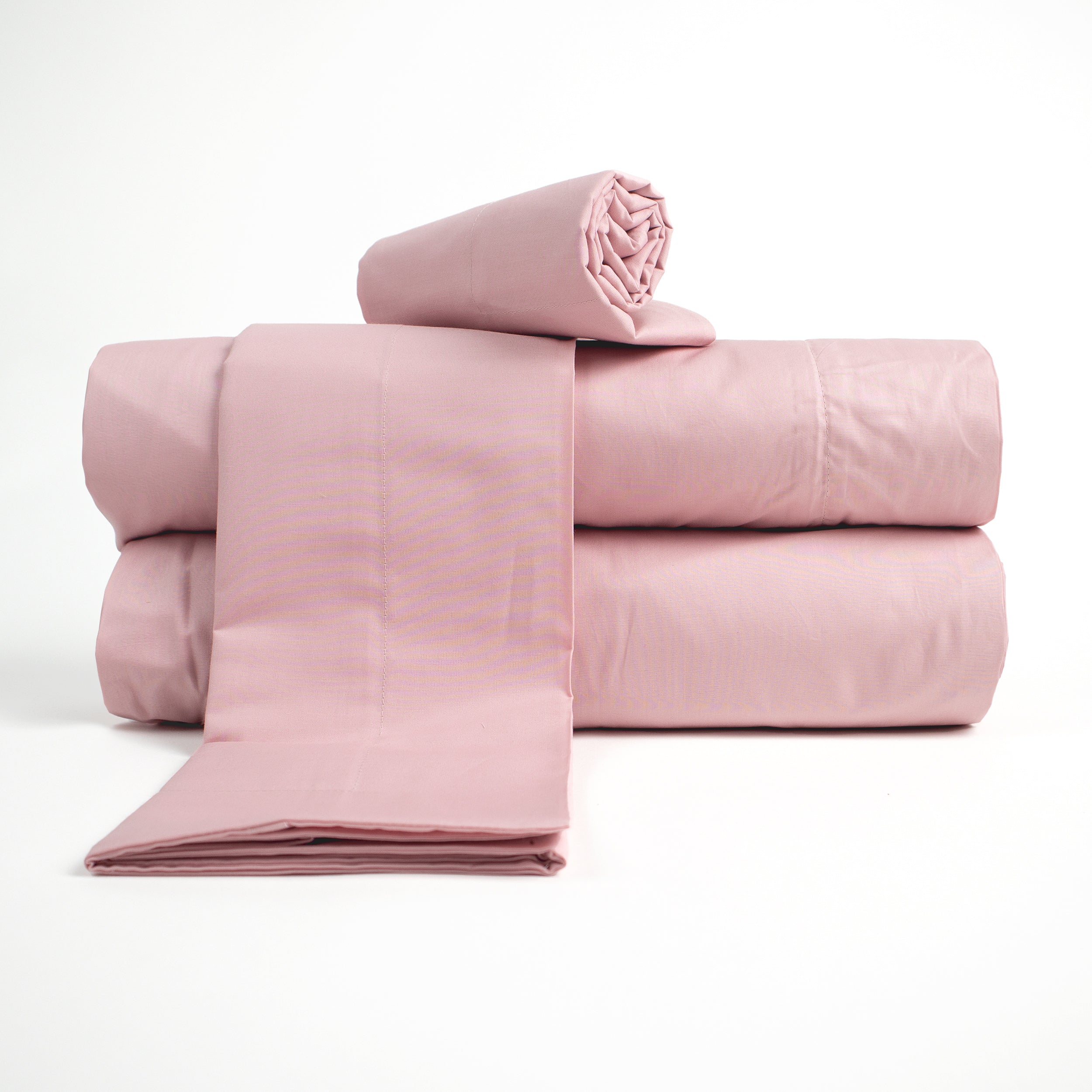 Lancetti Completo Letto Matrimoniale in Cotone Percalle Con Federa a 3 Volant