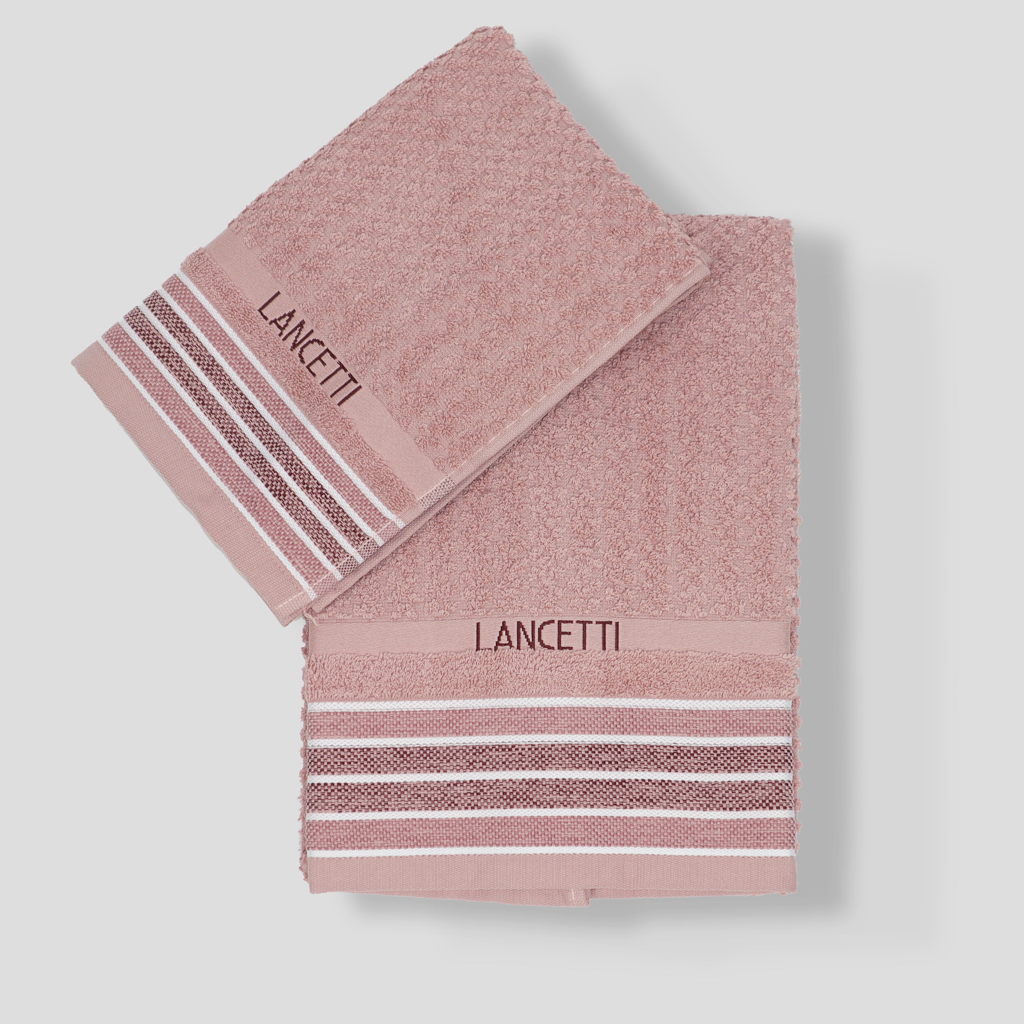 LANCETTI Set 1+1 Asciugamano+Ospite Jfa23497
